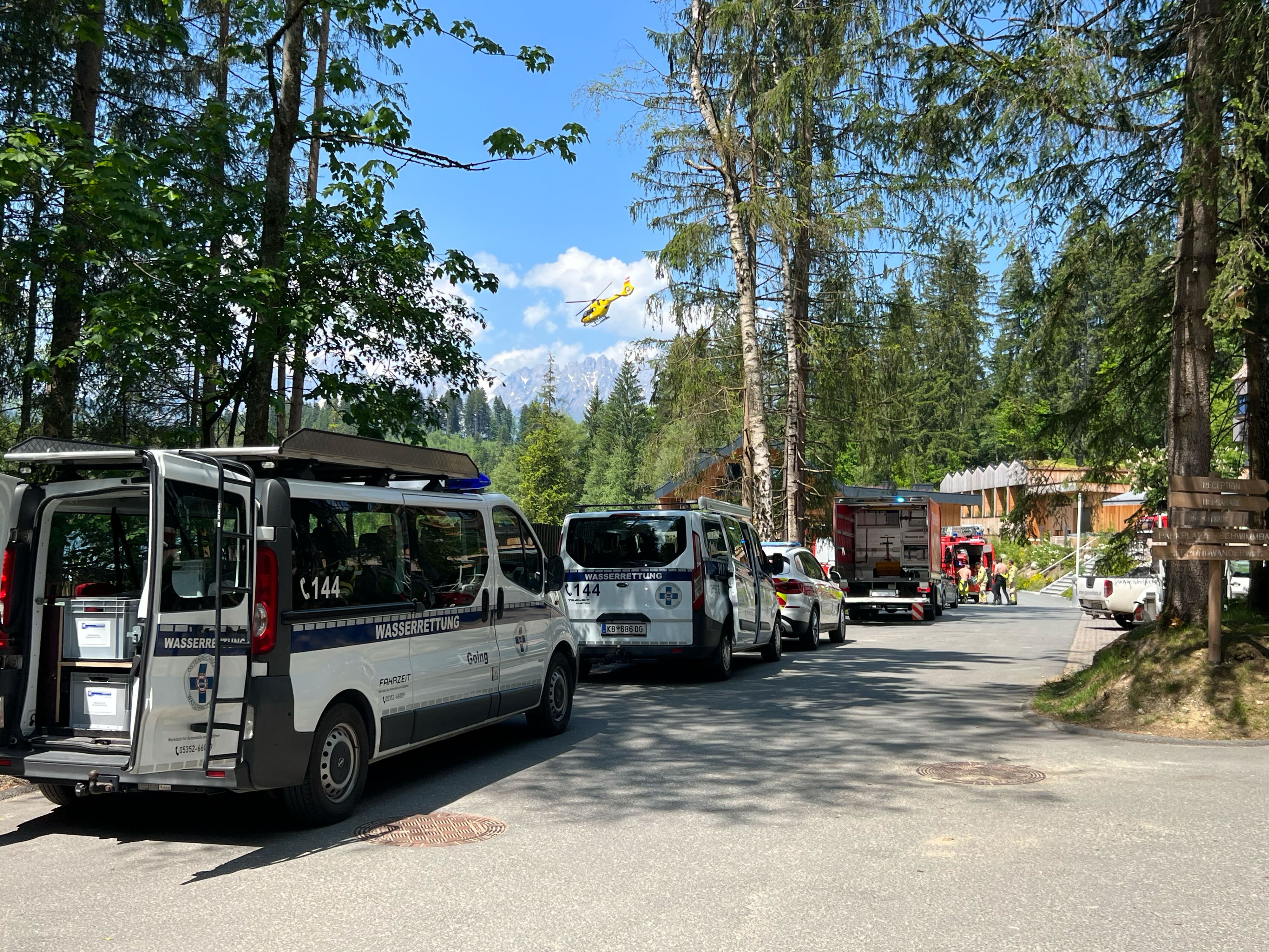 Ertrinkungsunfall im Schwarzsee in Kitzbühel