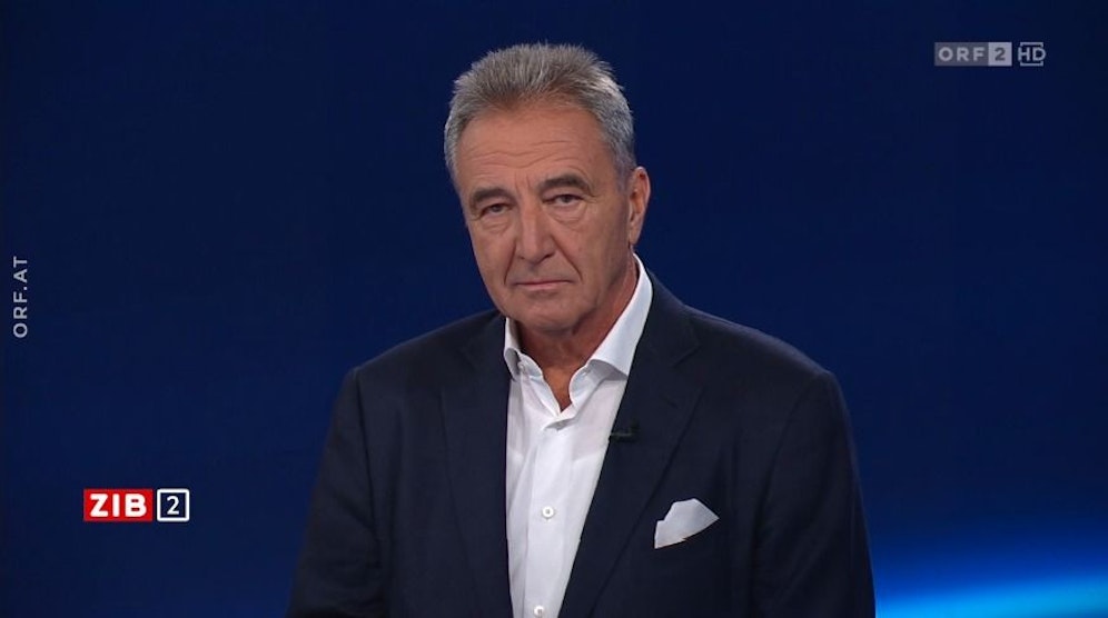 Der ehemalige Vorstandsvorsitzende der OMV, Gerhard Roiss, am Mittwoch in der ORF-