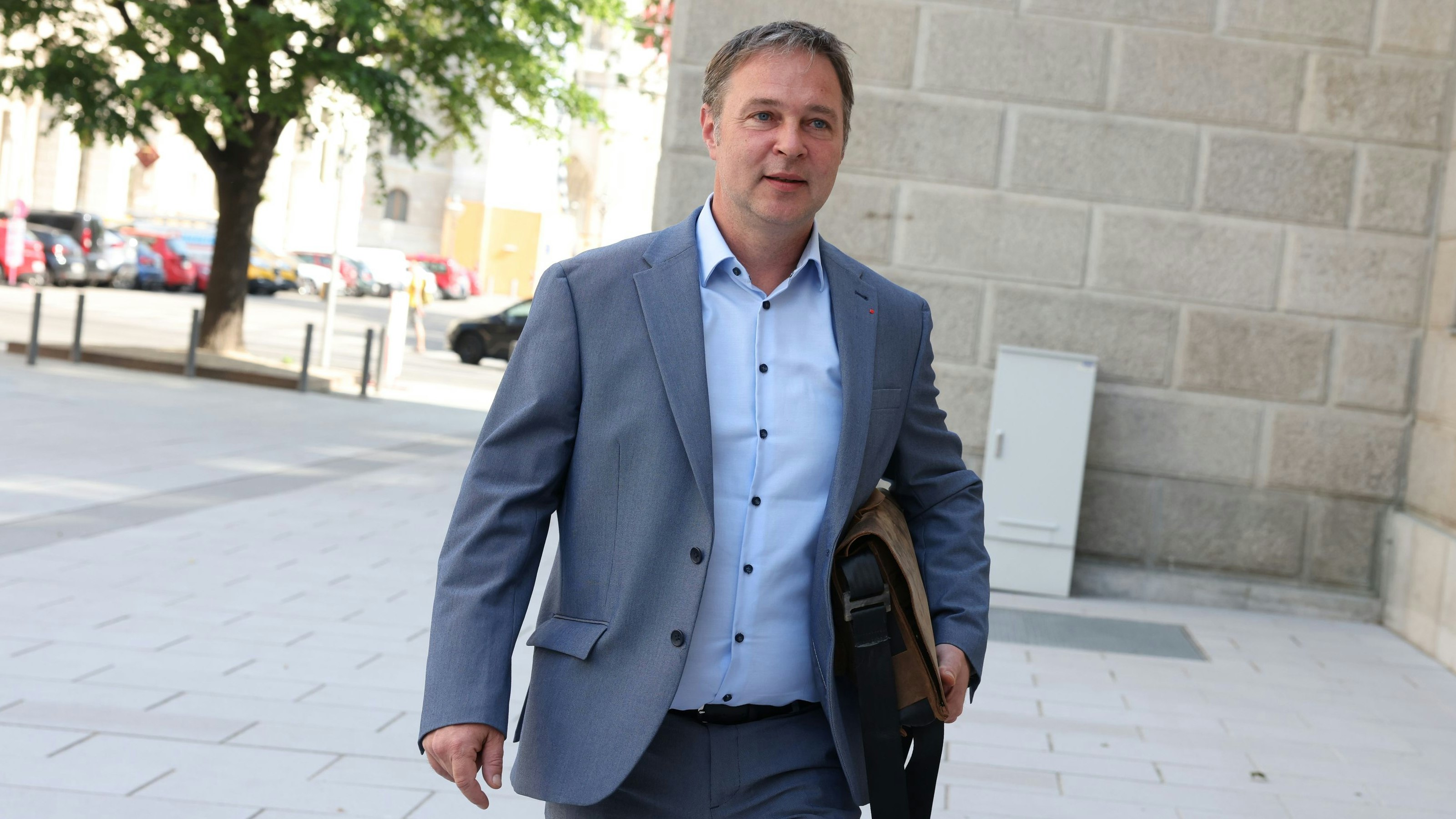 Andreas Babler äußerte sich am Mittwoch zu seiner EU-Kritik.