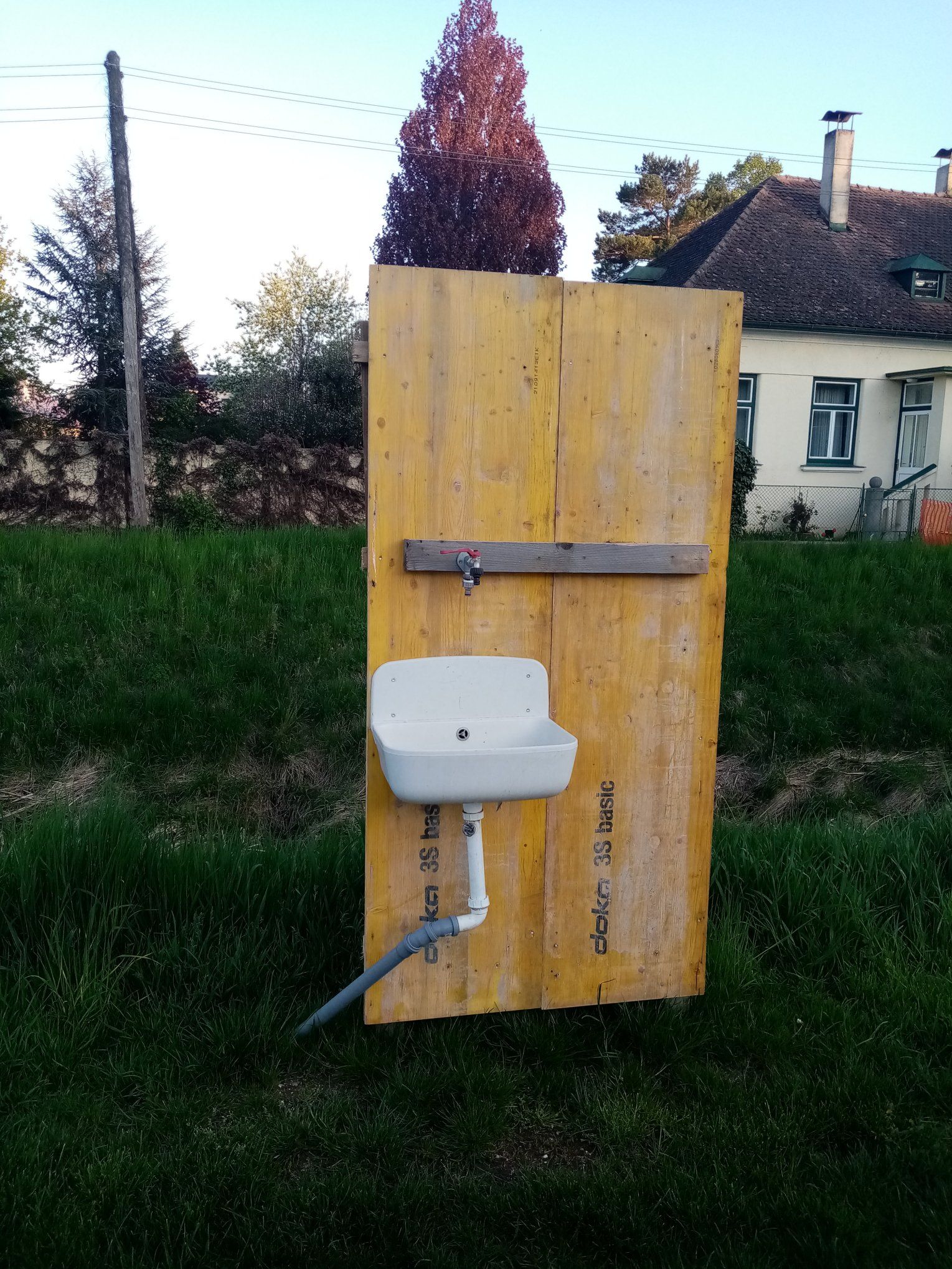 Freiluft-Badezimmer in Ladendorf