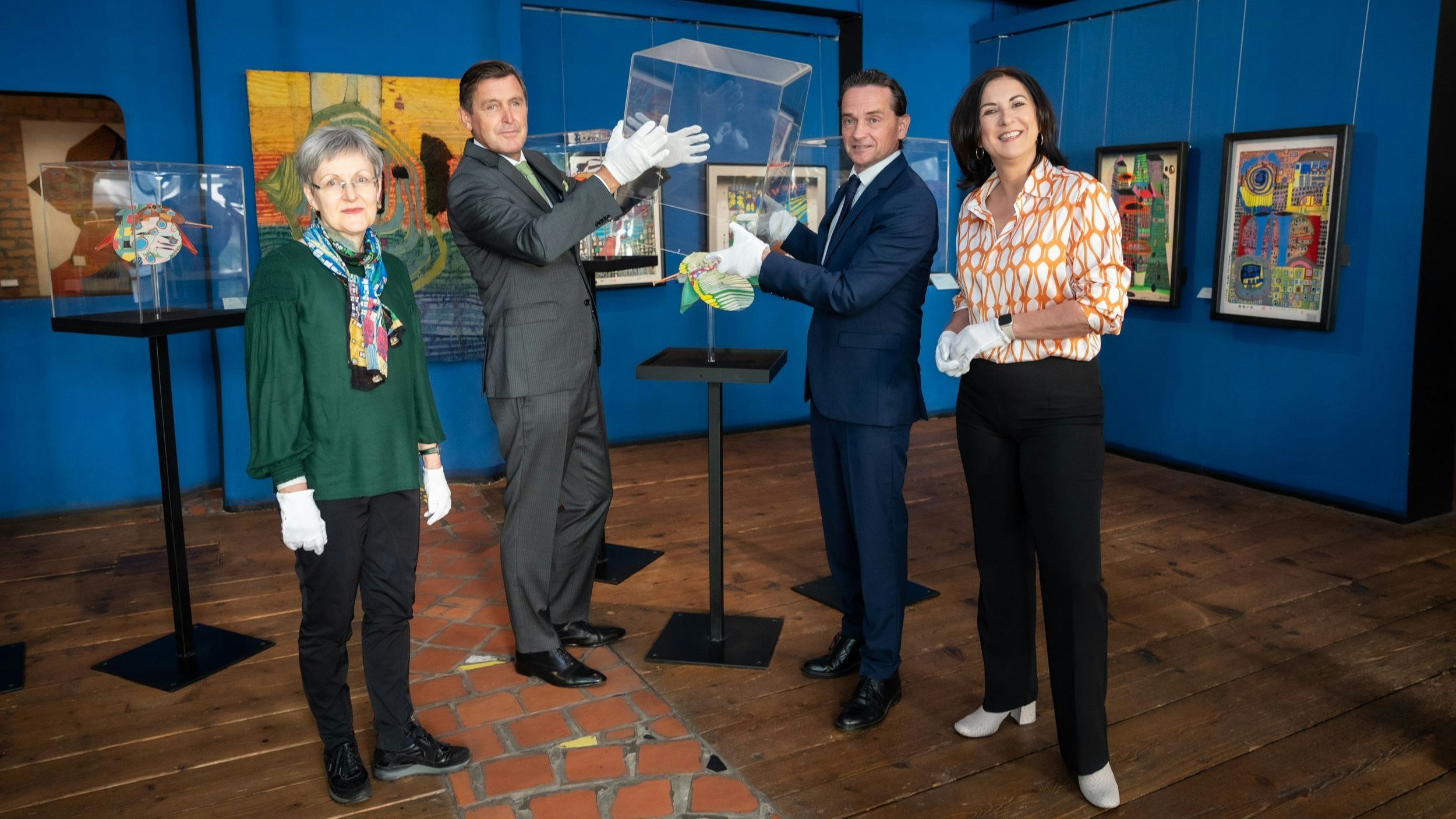 Andrea Fürst, Peter Hanke, Kurt Gollowitzer, Gerlinde Riedl (v.l.)