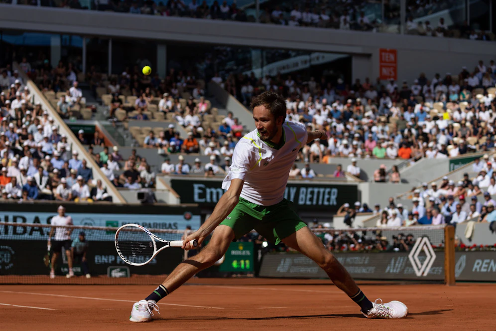 Daniil Medwedew schied in Runde eins aus.