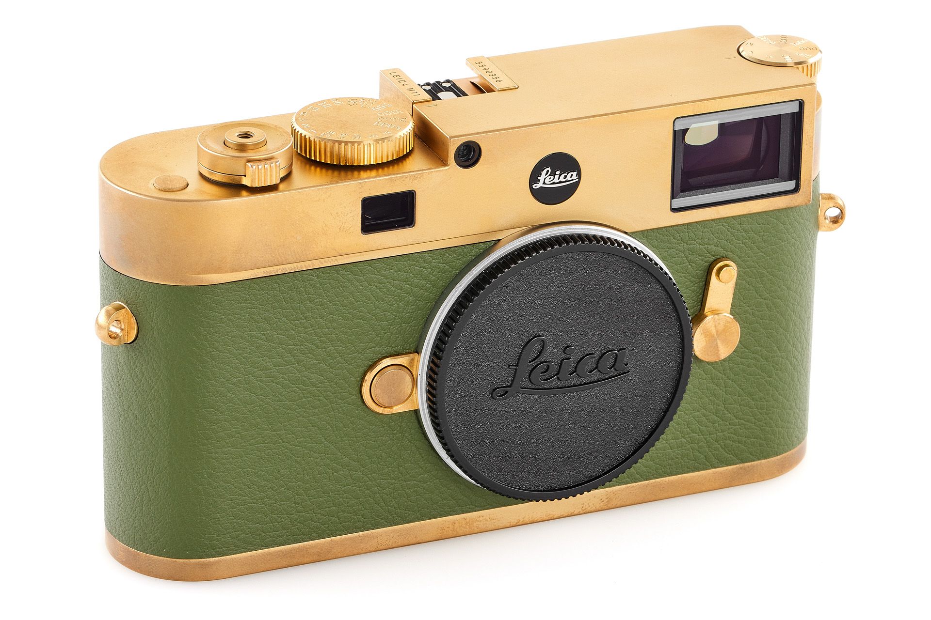 eine Leica M11 Sonderanfertigung, die Leica – angestoßen von der Idee eines Fotografie-affinen Hollywoodstars – im Jahr 2021 herstellte