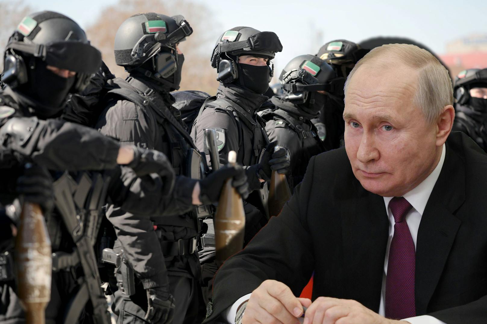 Wladimir Putin entsendet eine tschetschenische Spezialeinheit nach Bachmut.
