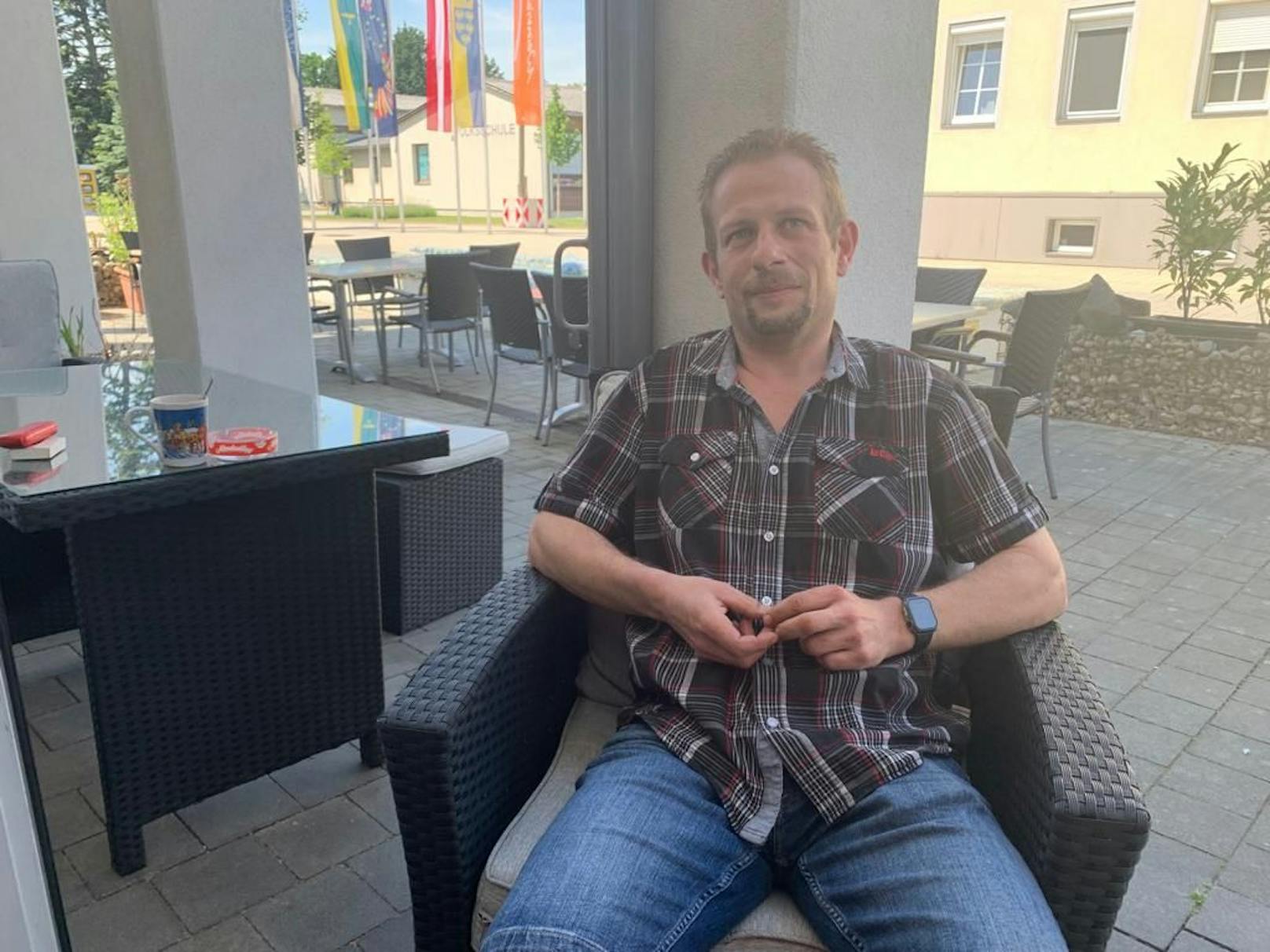 Wirt Jochen Weindl (41), Chef von WieMex in Spillern