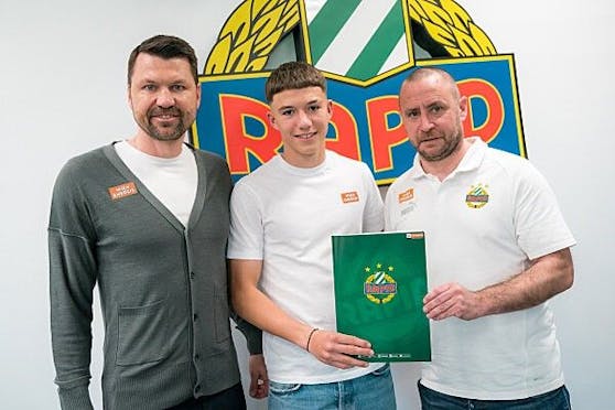Vertrag bis 2026! Top-Klubs schon heiß auf Rapid-Talent - Fussball ...