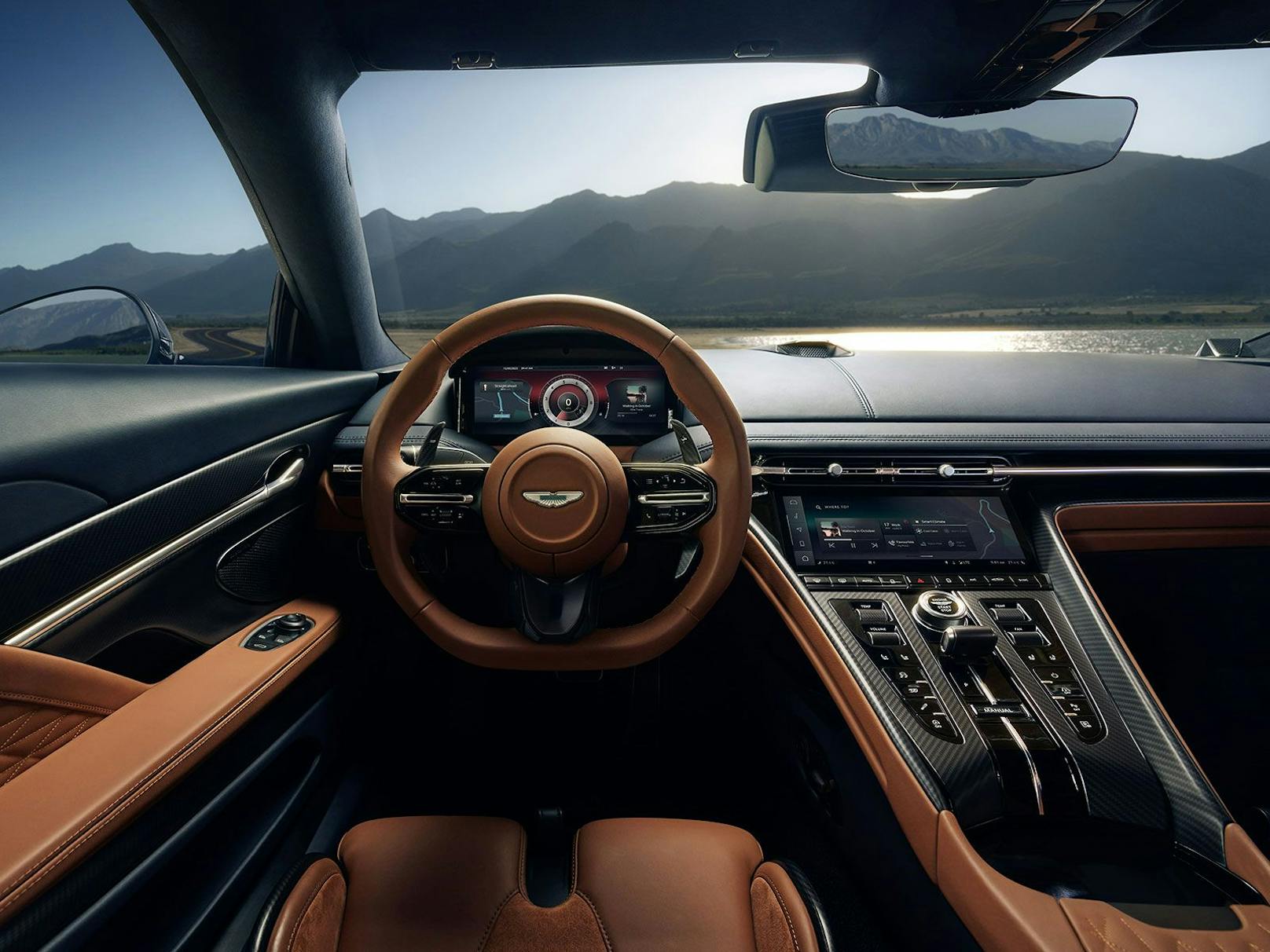 Neuer Look für das Aston Martin DB12 Cockpit