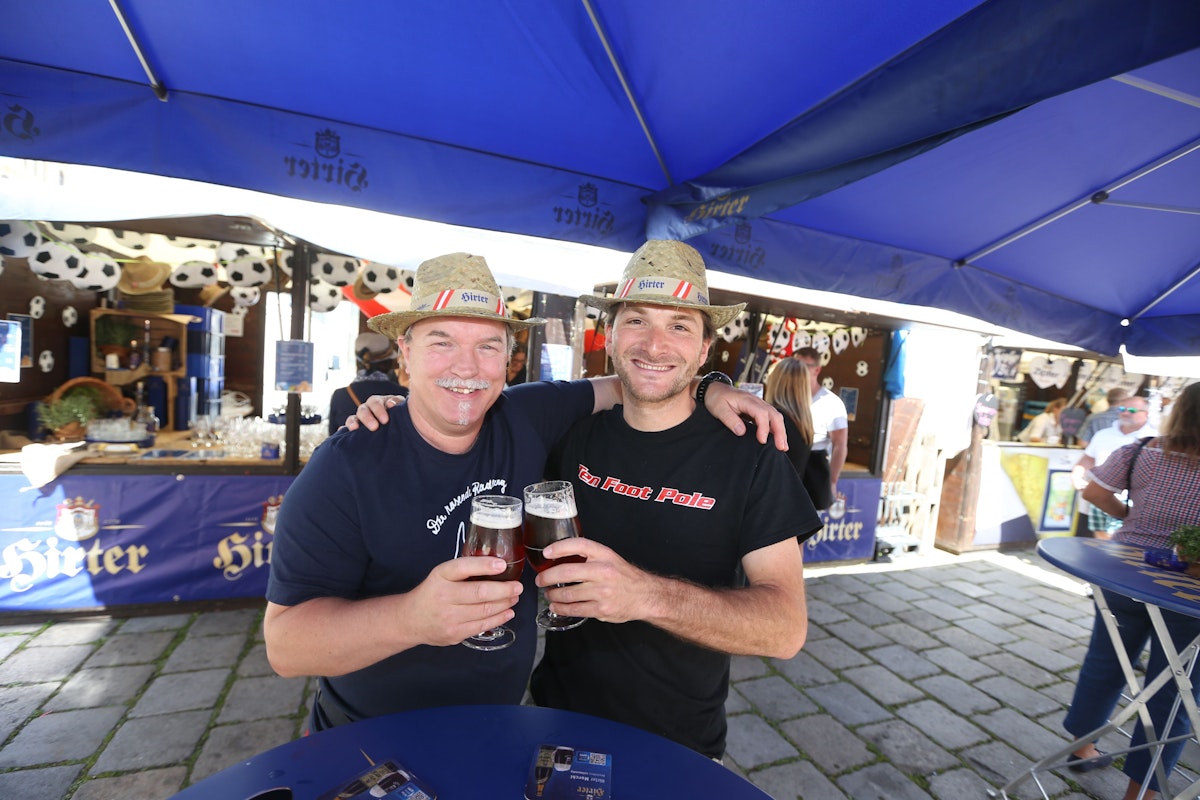 20160522 / bierfestival bierfest am hof mit bieranstich und blasmusik / foto: sabine hertel / tageszeitun heute