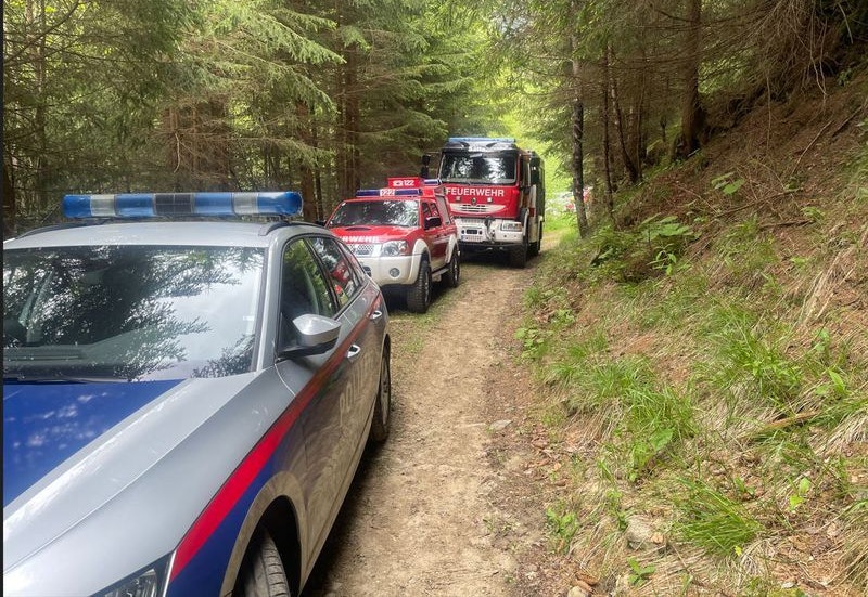 Der Unfall passierte in abgelegenem Gelände.