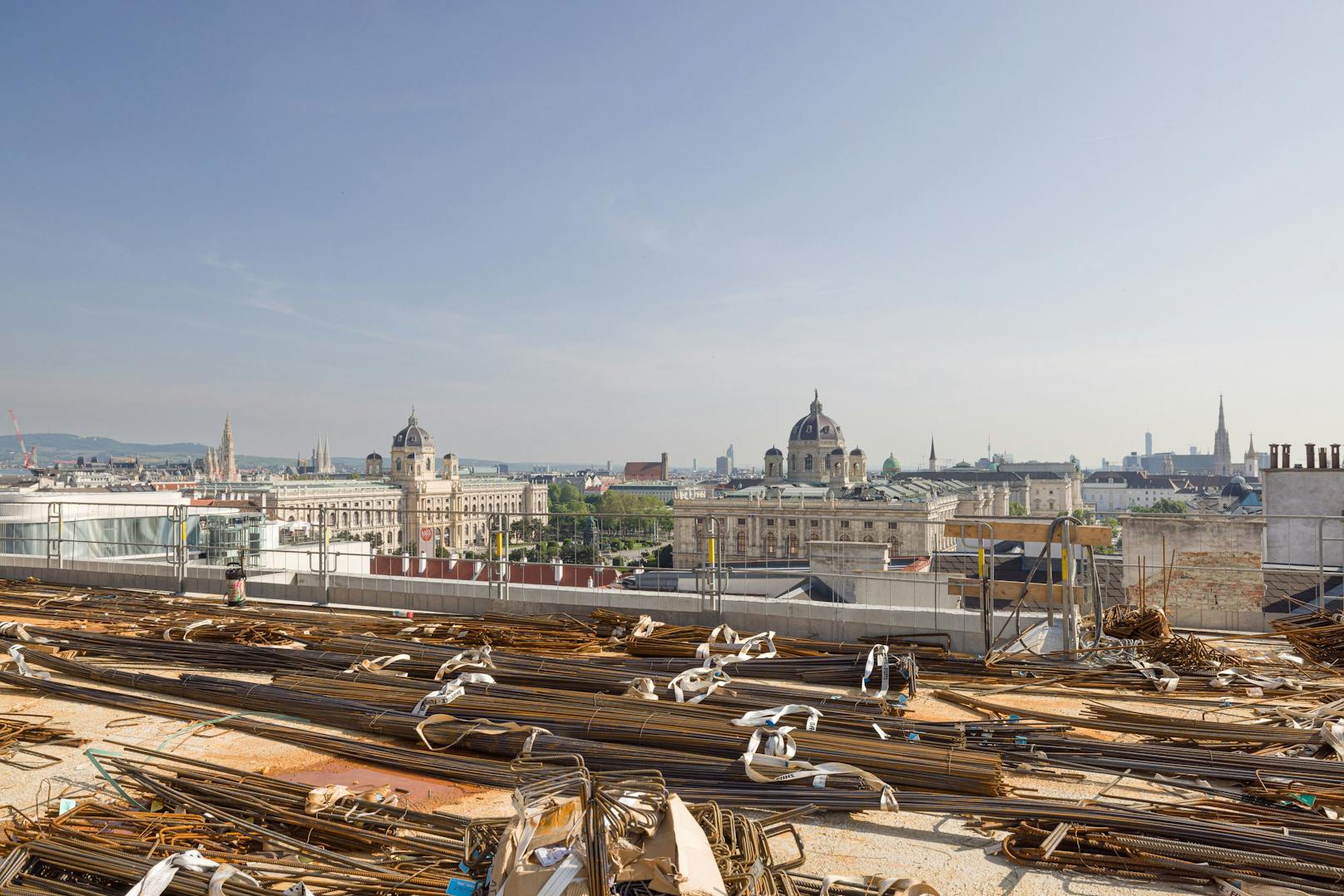 Baustelle Luxuskaufhaus Lamarr in der Wiener Mariahilfer Straße 10-18