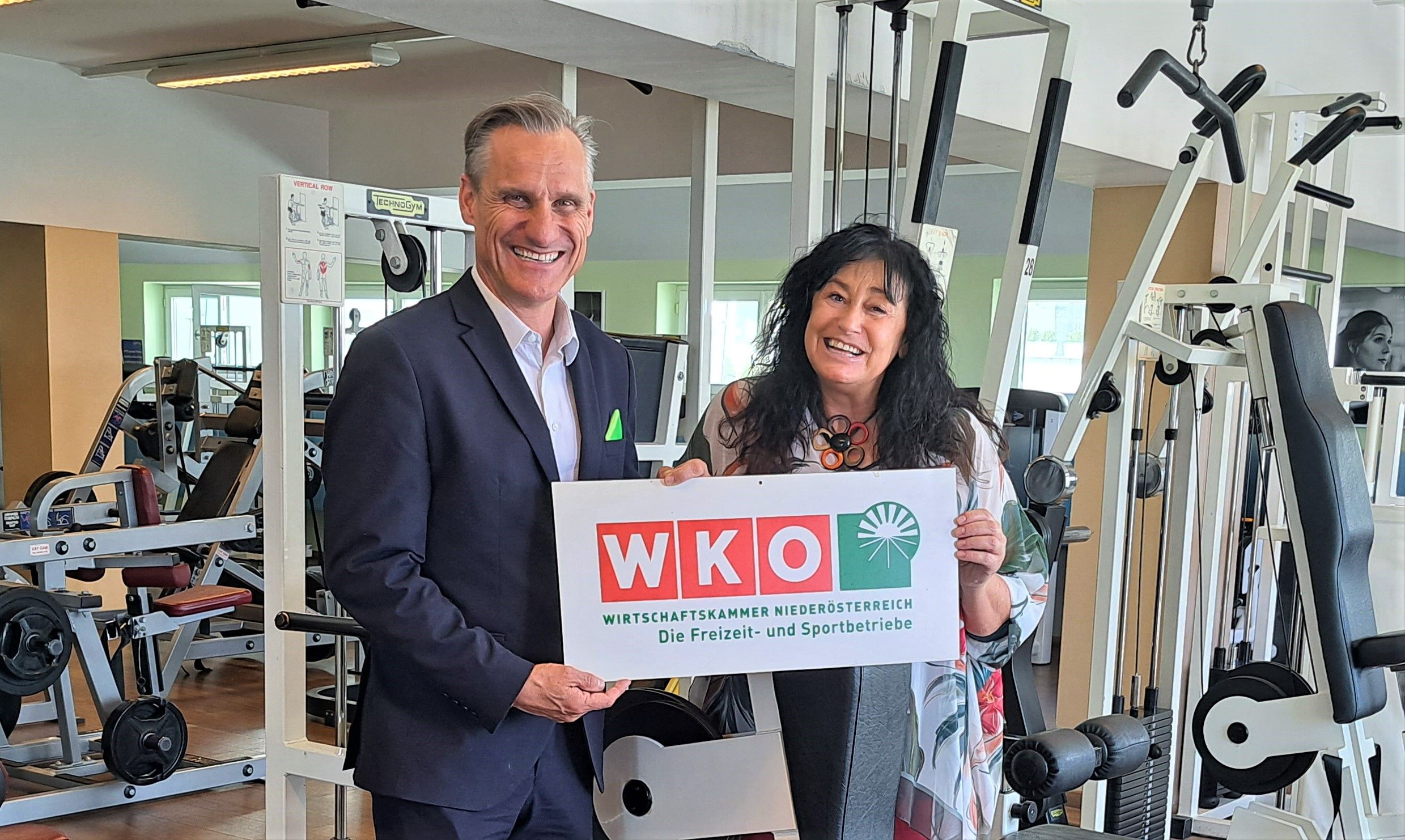 Gert Zaunbauer und Karin Gerhartl kämpfen für die Anerkennung der Leistung von Fitnessstudios bei den Sozialversicherungen.