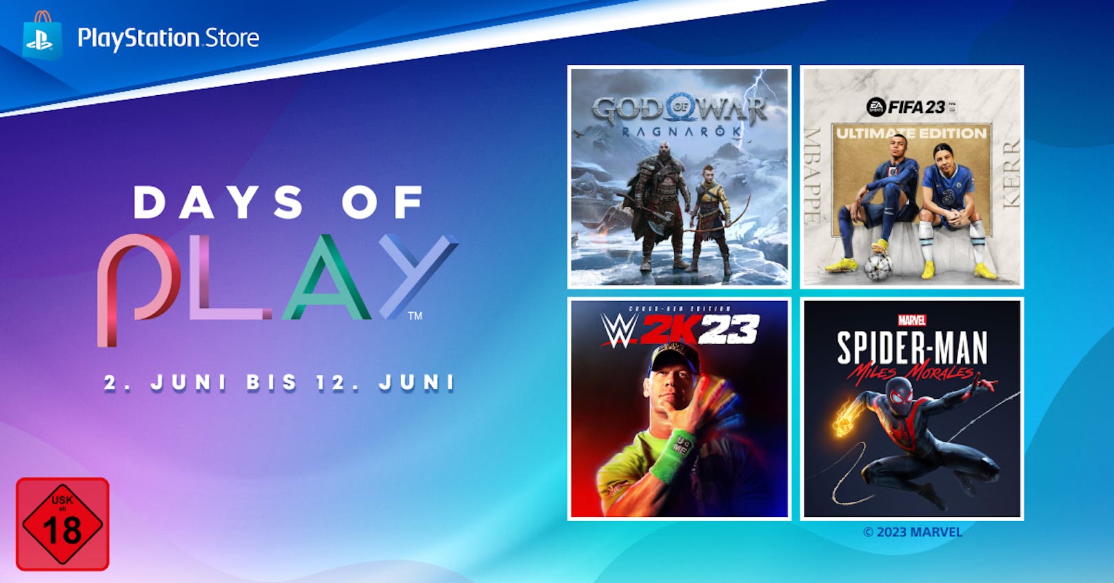 Days of Play 2023: Sonderangebote im PlayStation Store und Handel verfügbar.
