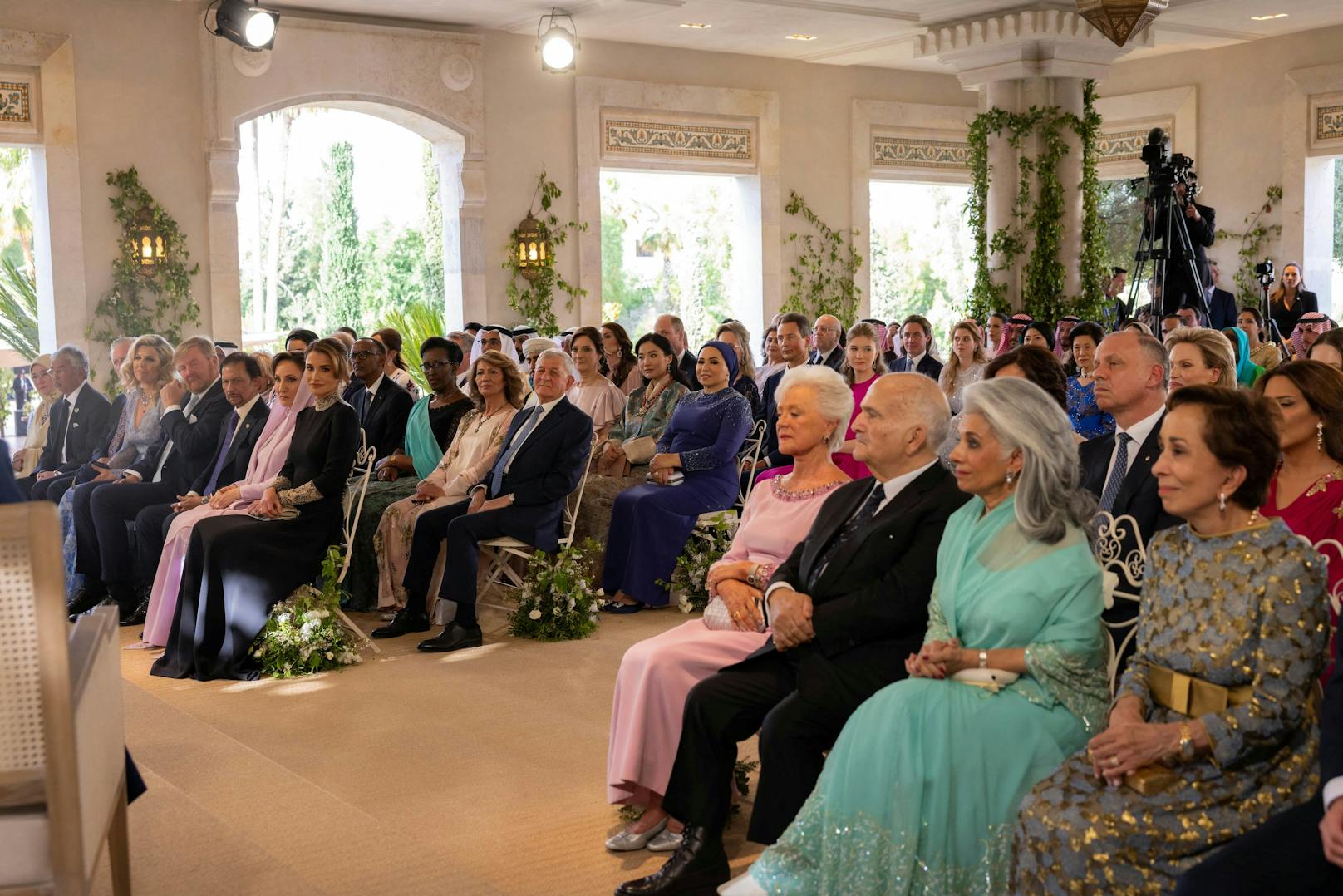 140 handverlesene Gäste waren bei der royalen Märchenhochzeit zugegen.