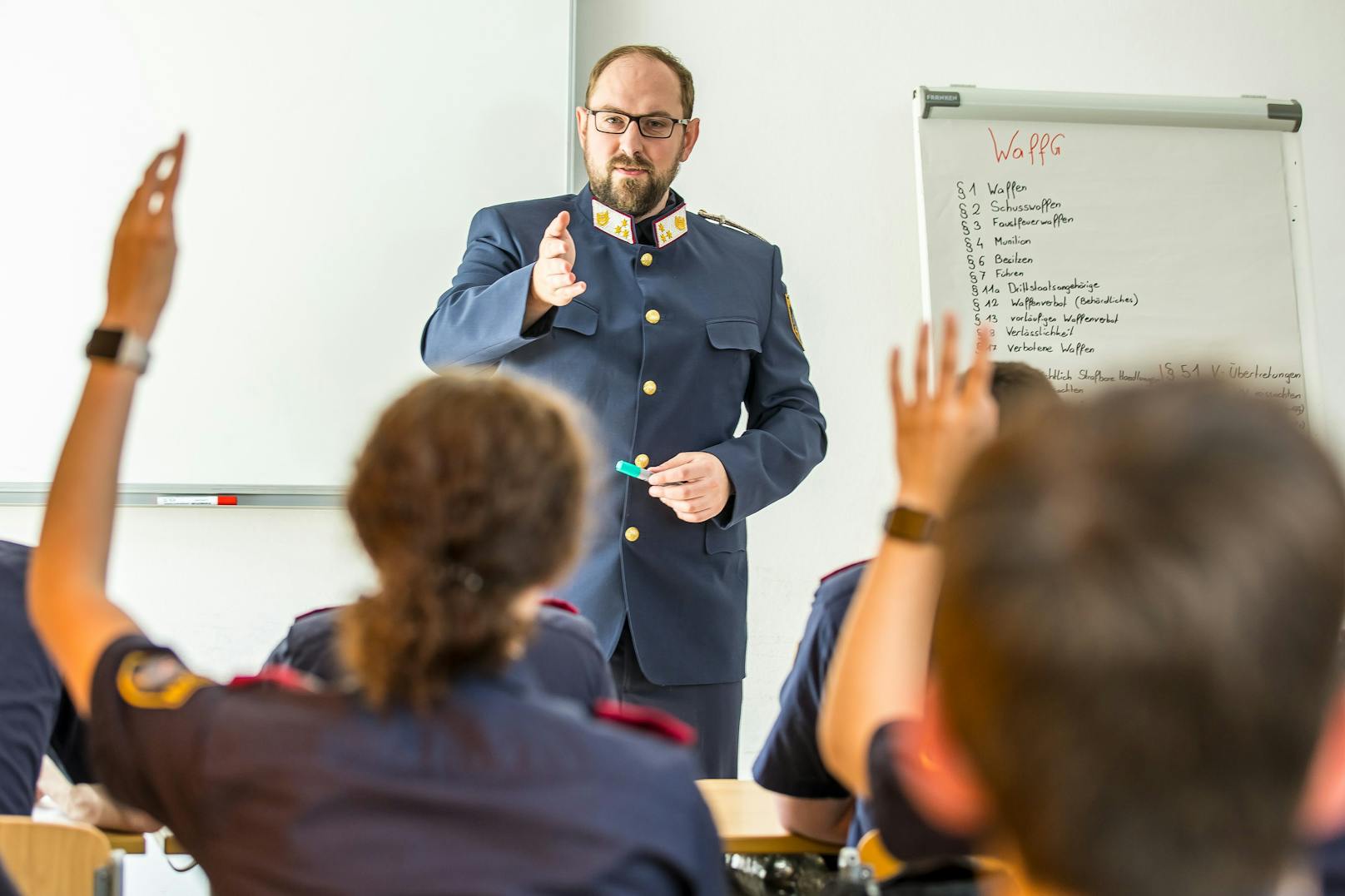 Chefinspektor und Polizeilehrer Florian Huber