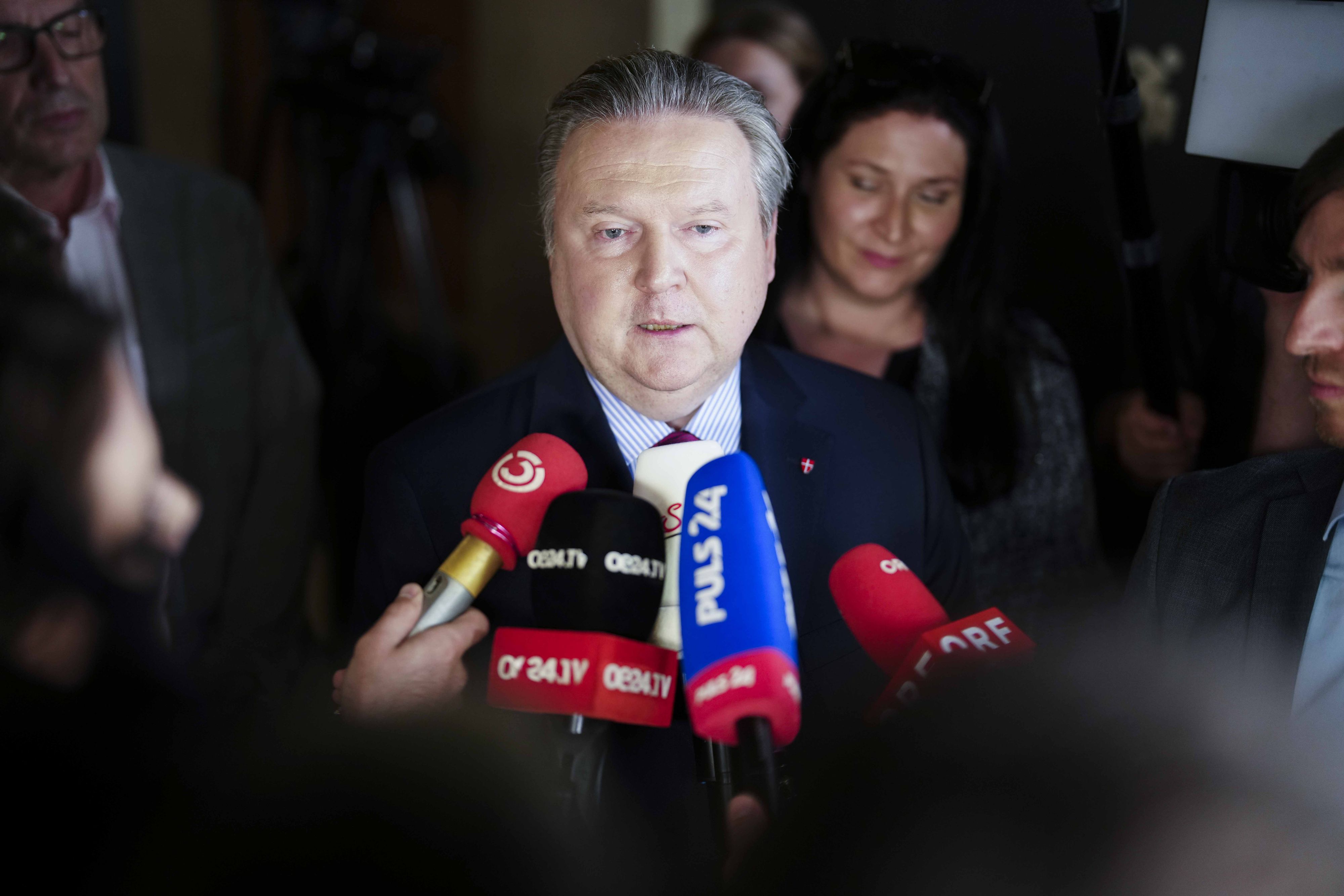 Bürgermeister Michael Ludwig (SPÖ) beim SPÖ-Präsidium am 23. Mai 2023 wo es zum Streit und Beinahe-Rückzug von Doskozil kam.