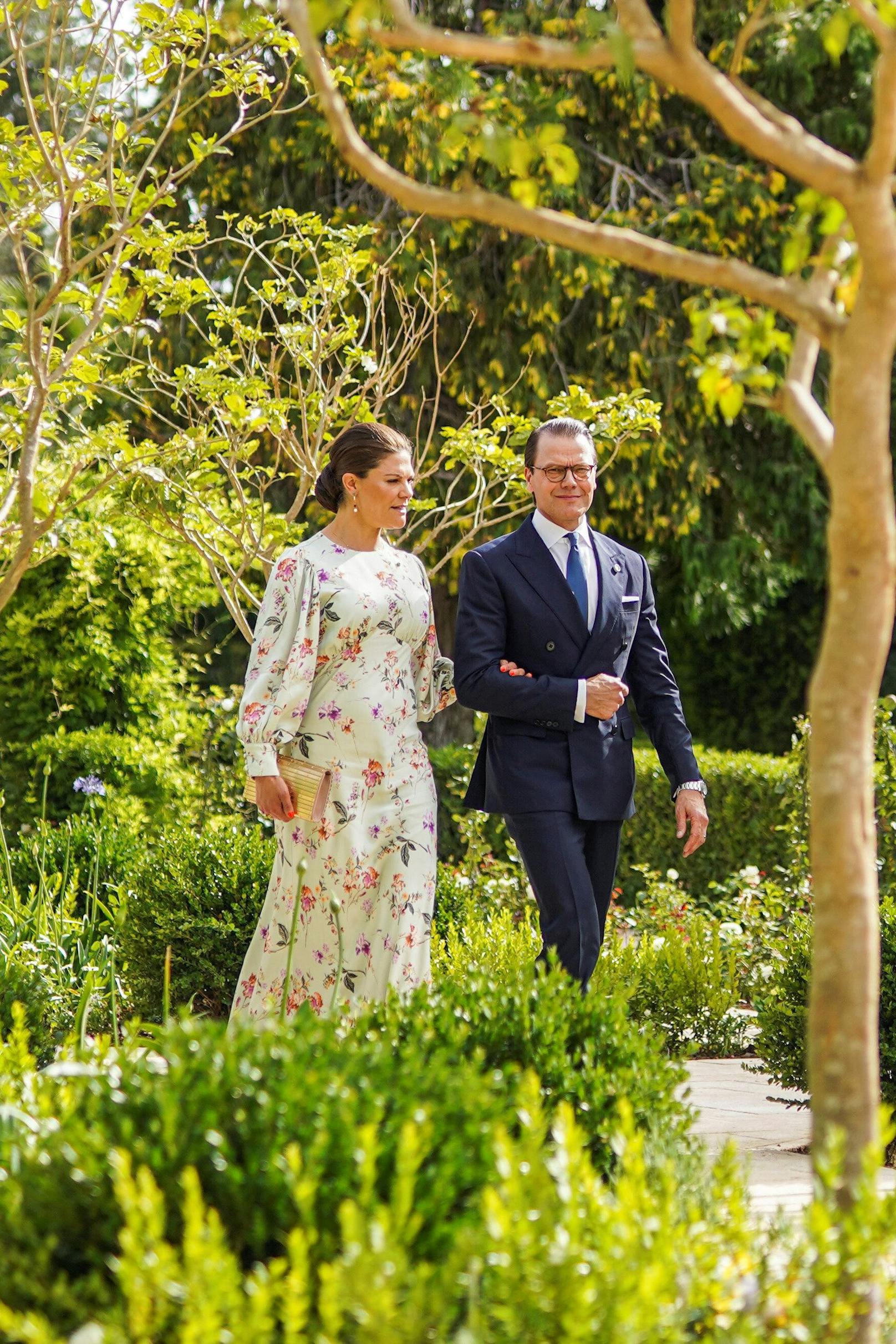 Prinz Daniel und Kronprinzessin Victoria haben das schwedische Königshaus in Jordanien vertreten