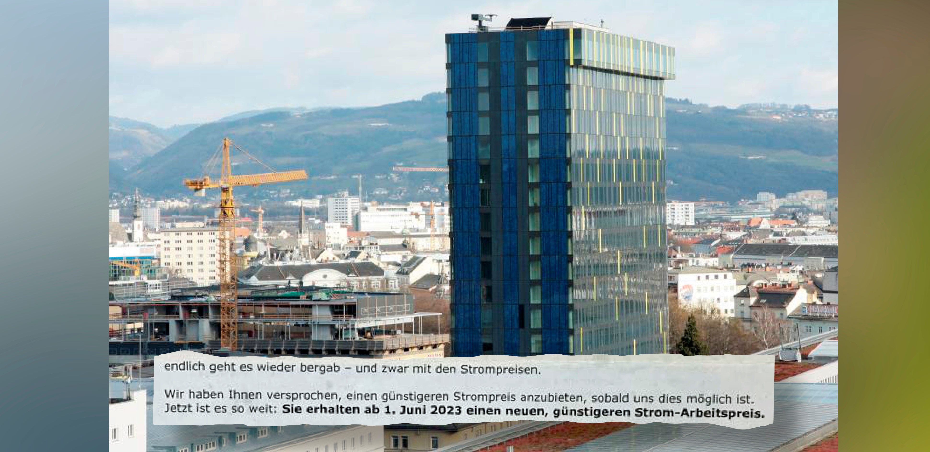 Energie AG Brief Strompreis