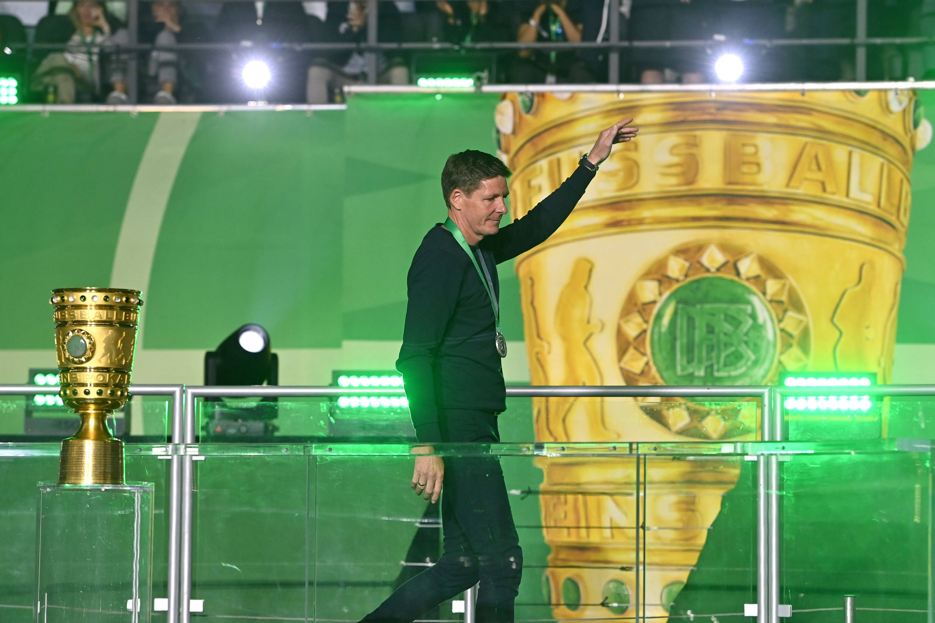 Oliver Glasner durfte sich nur die Silbermedaille abholen.