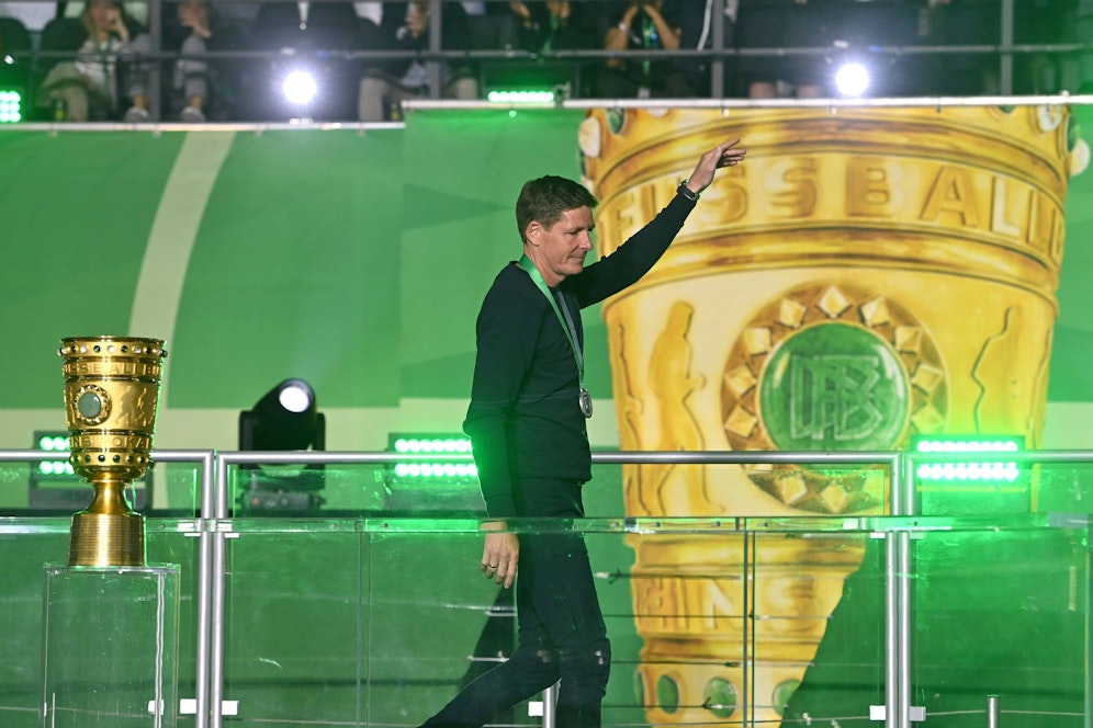 Oliver Glasner durfte sich nur die Silbermedaille abholen.