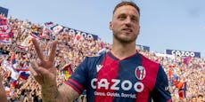 Arnautovic trifft für Bologna, Wechsel zu Milan winkt