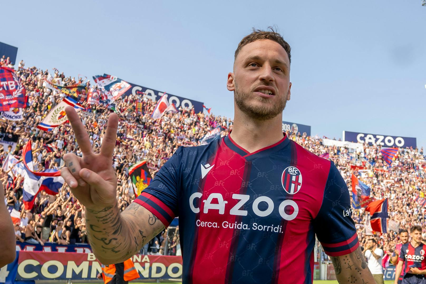 Arnautovic trifft für Bologna, Wechsel zu Milan winkt