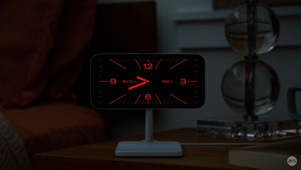iPhone als Nachttisch-Uhr