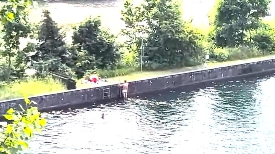 Das Pärchen kannte keine Scham.