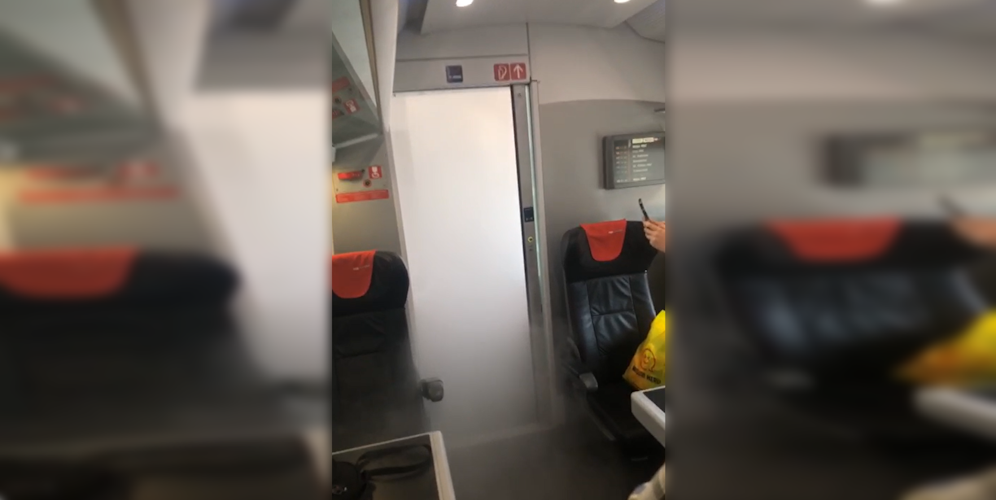 Brand-Alarm im ÖBB-Zug