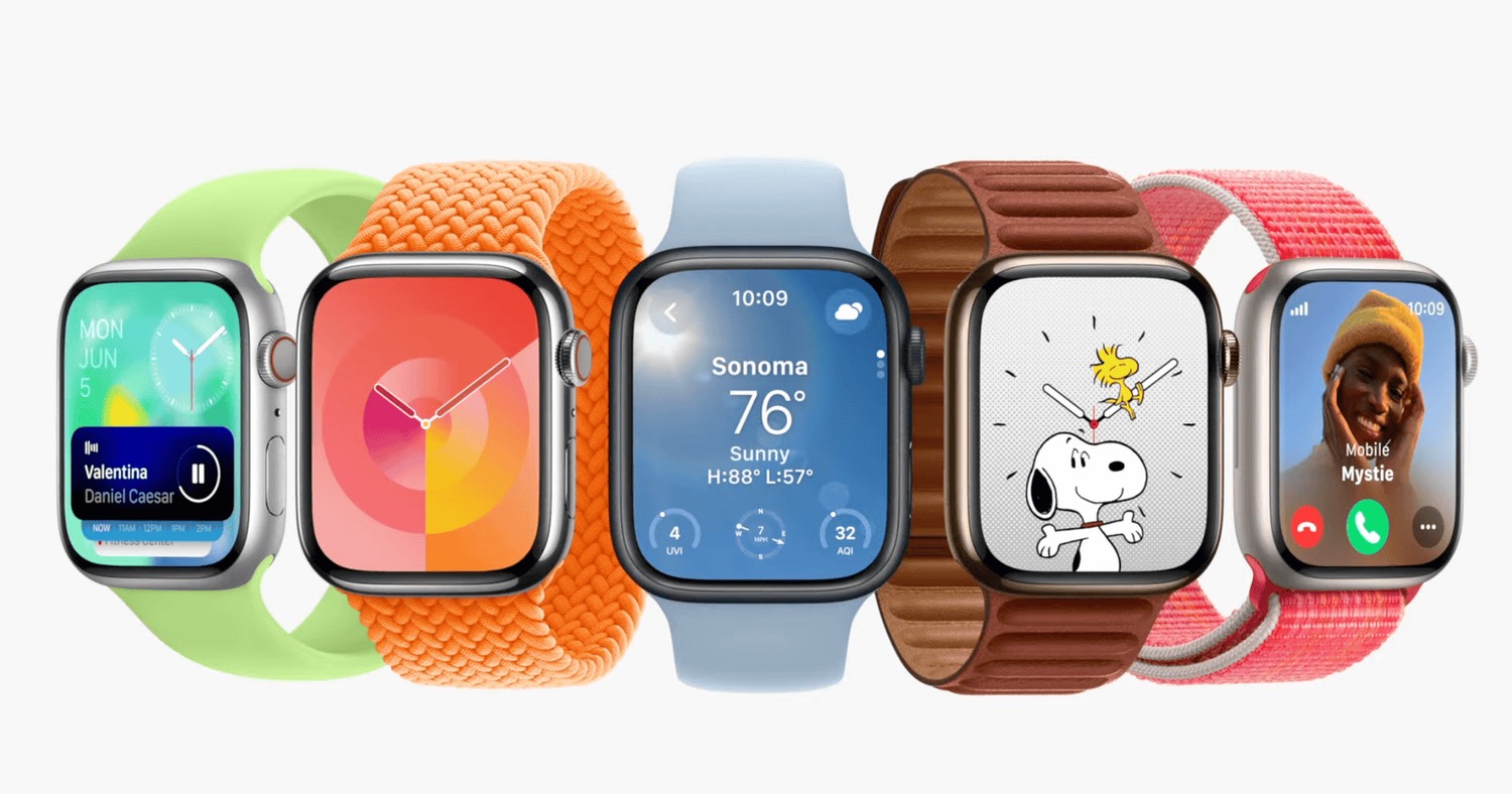 Die neue Watch-Oberfläche.