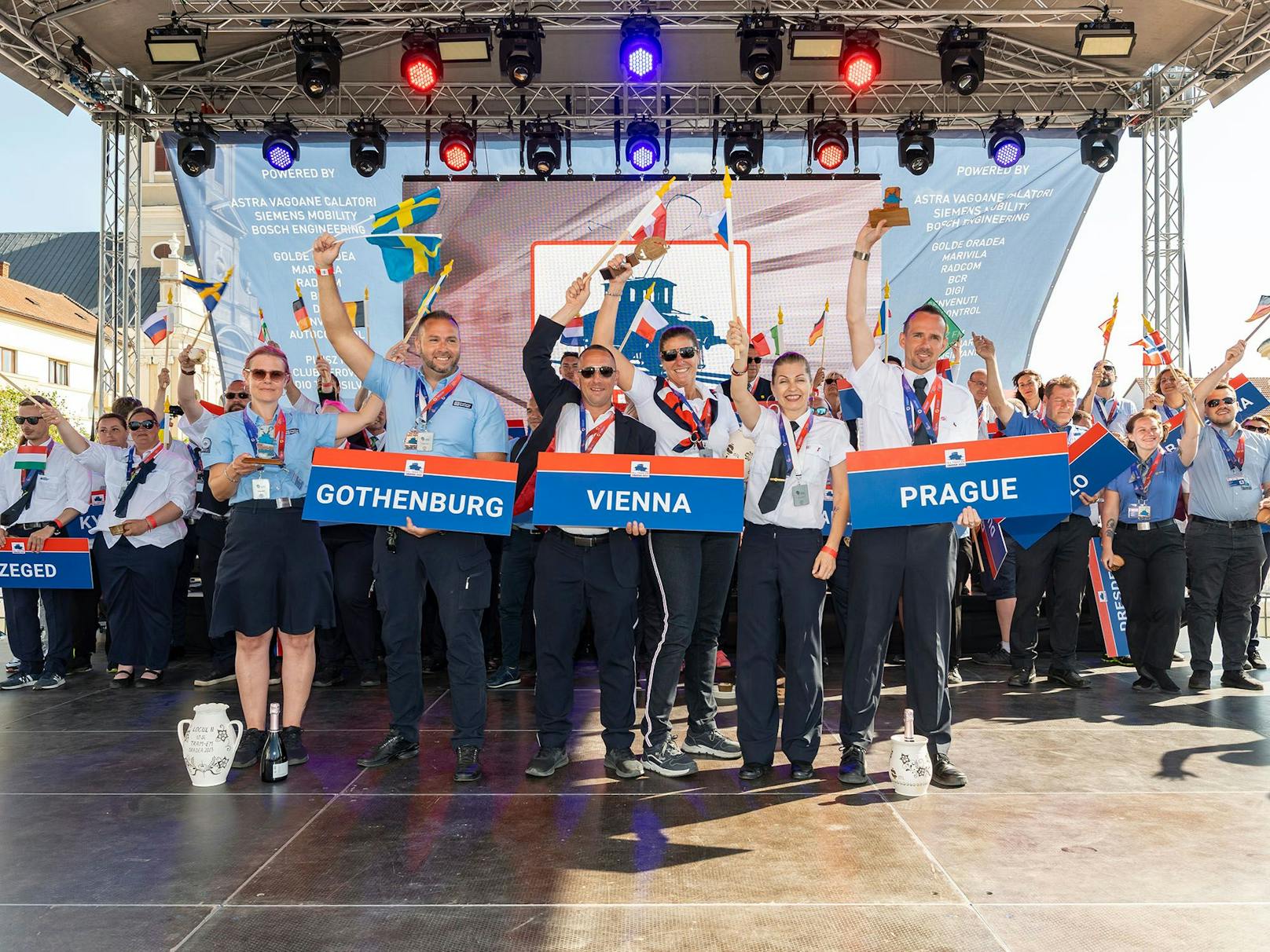Große Freude bei den Wiener Fahrern – sie sicherten sich den Europameister-Titel im rumänischen Oradea.
