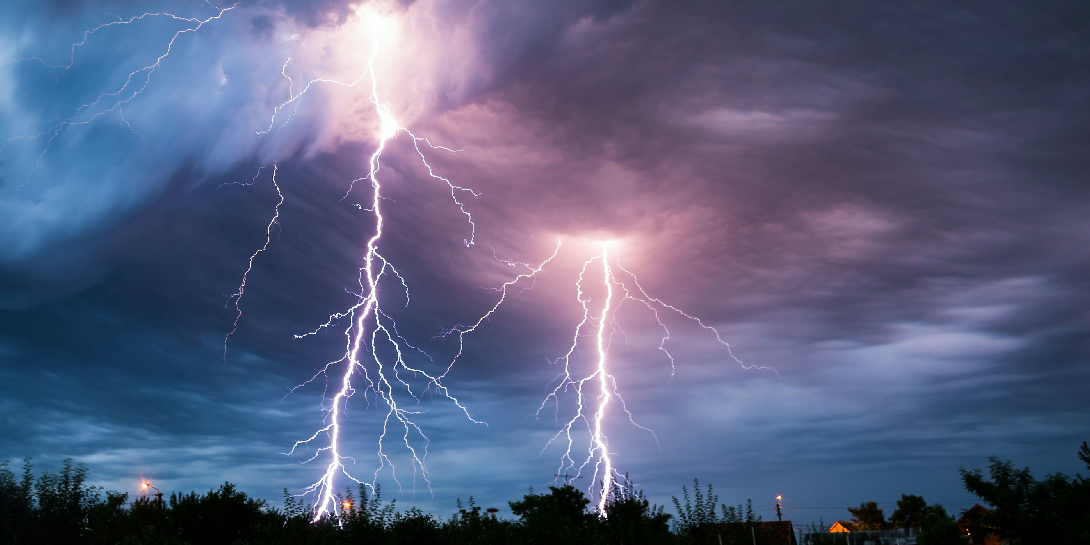 Die neue Woche startete mit Gewittern und viel Regen.