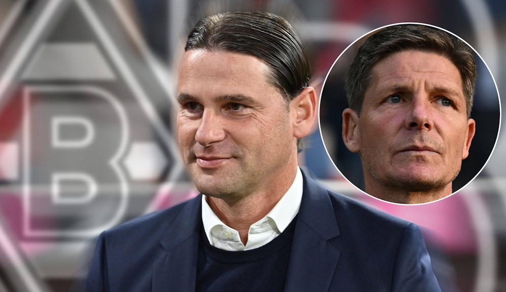 Gerardo Seoane (l.) wird Gladbach-Coach, Glasner (r.) kommt nicht zum Zug