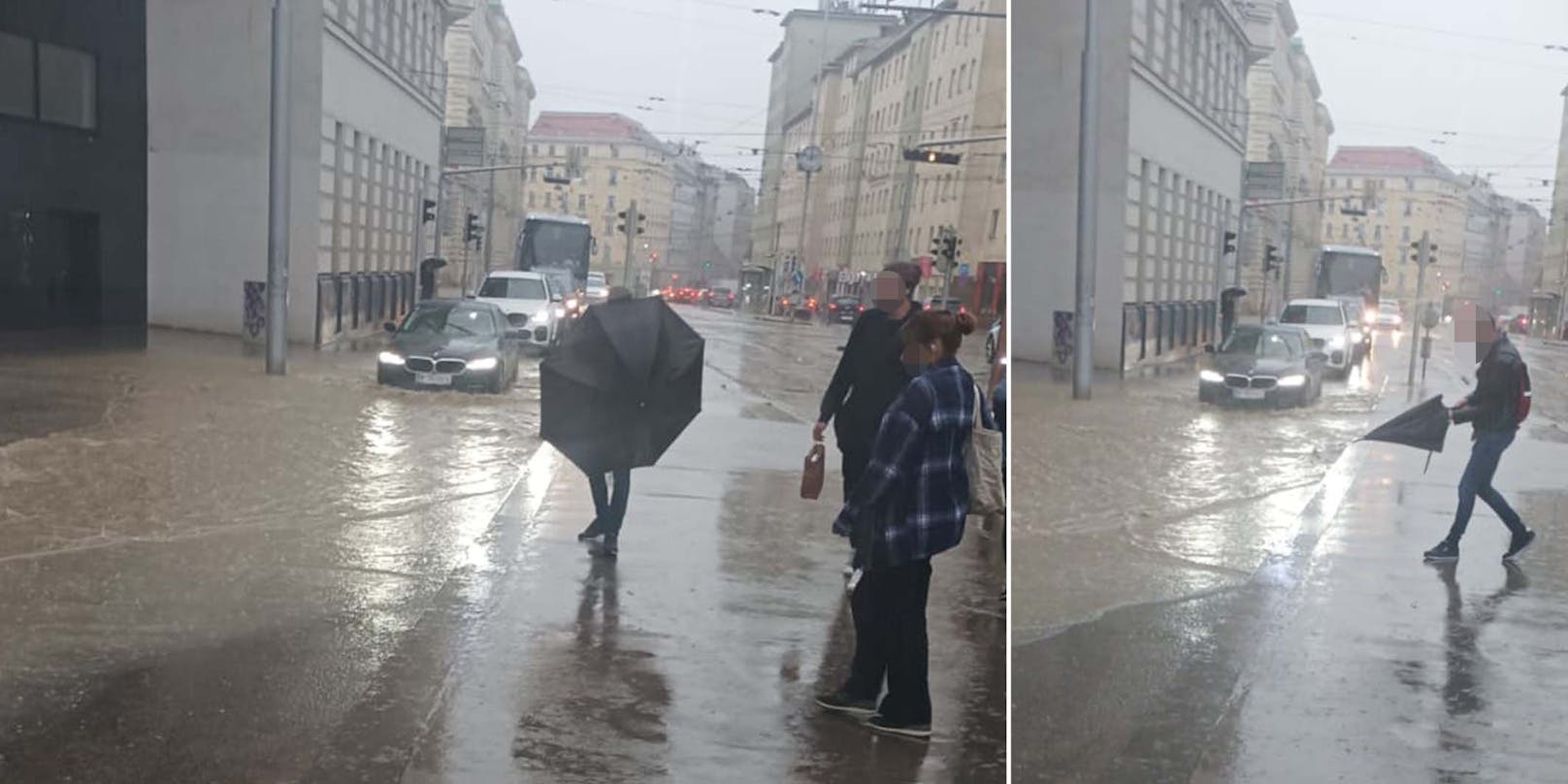 Bereits am Dienstag tobten heftige Gewitter in Wien.