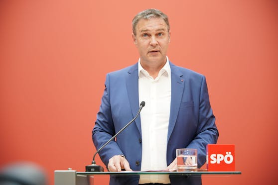 Andreas Babler hielt am Dienstag seine erste Rede als neuer SPÖ-Parteichef.