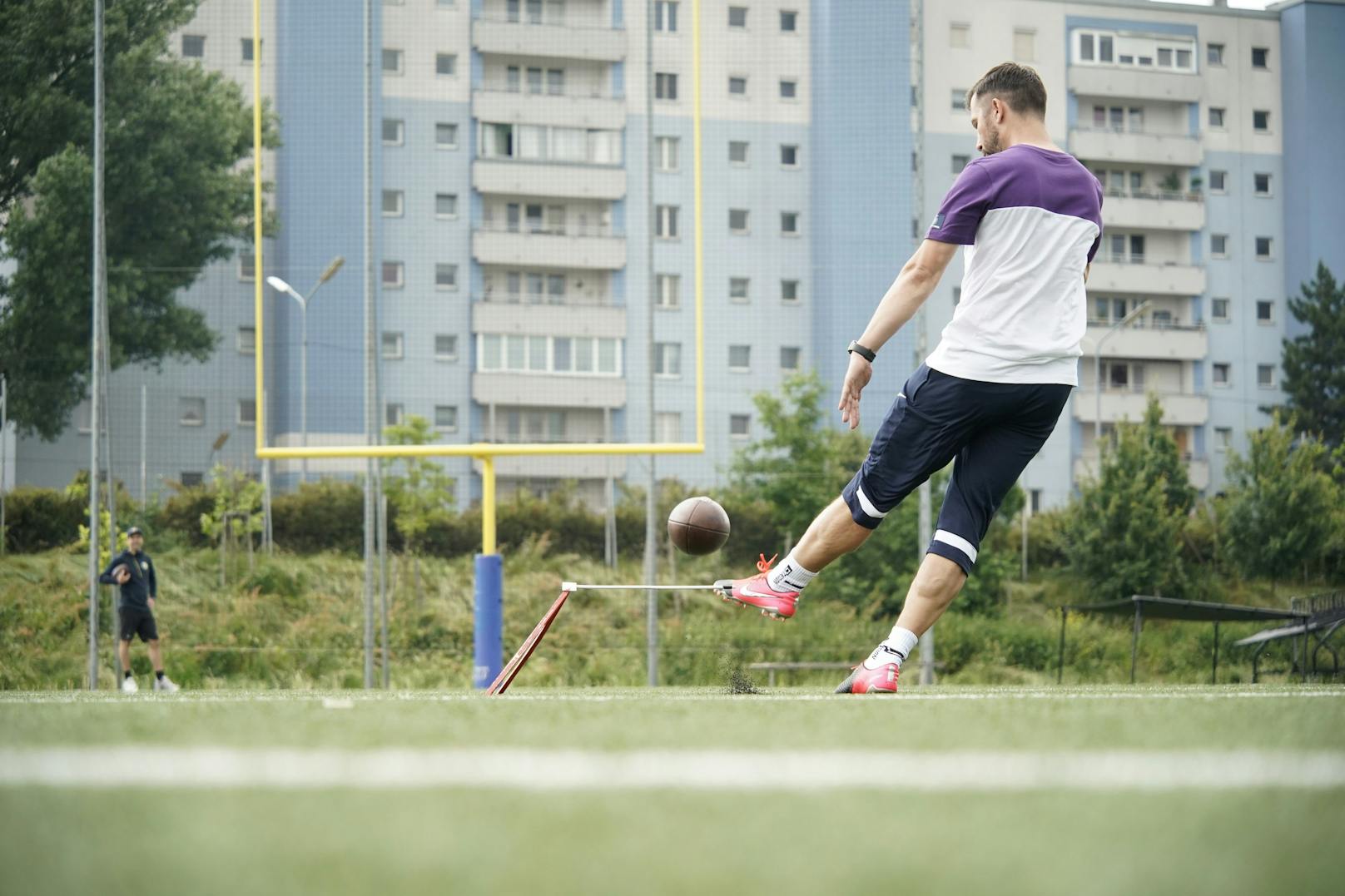 Andi Ivanschitz und Markus Suttner als Kicker bei den Vienna Vikings