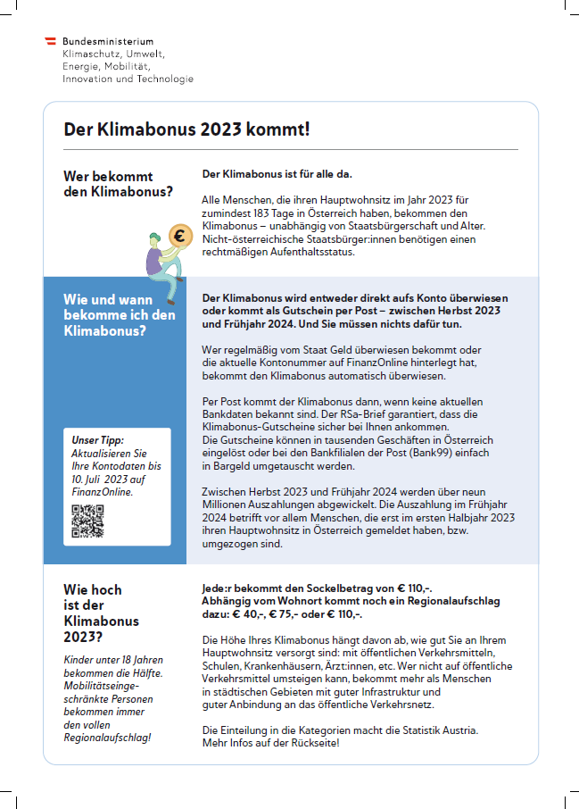 Dieser Brief wird ab 19. Juni an alle Haushalte verschickt.