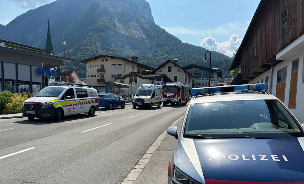 Blaulichtgewitter in Bad Häring.&nbsp;