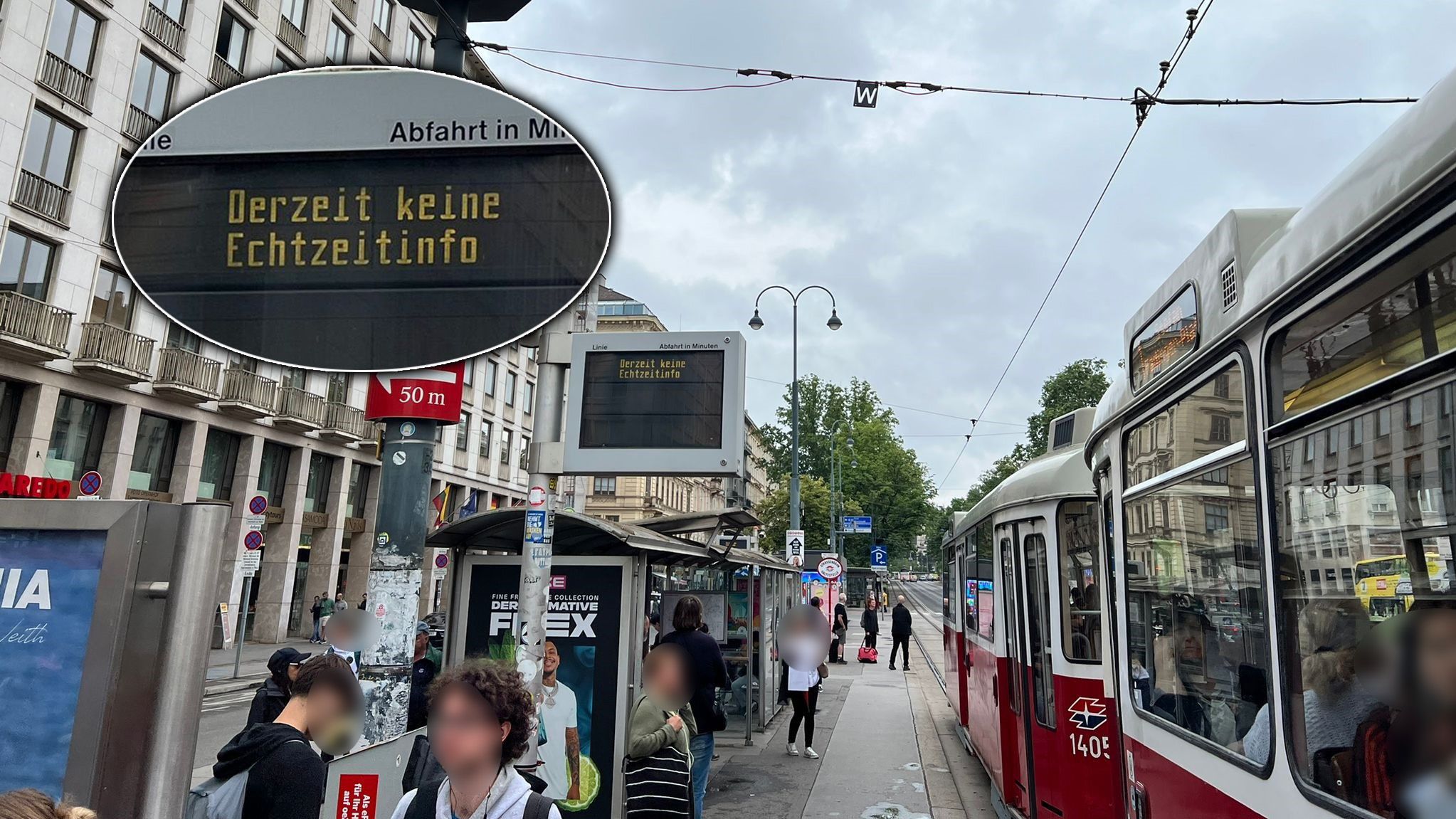 Technischer Fehler legt Öffi-Anzeigen in Wien lahm