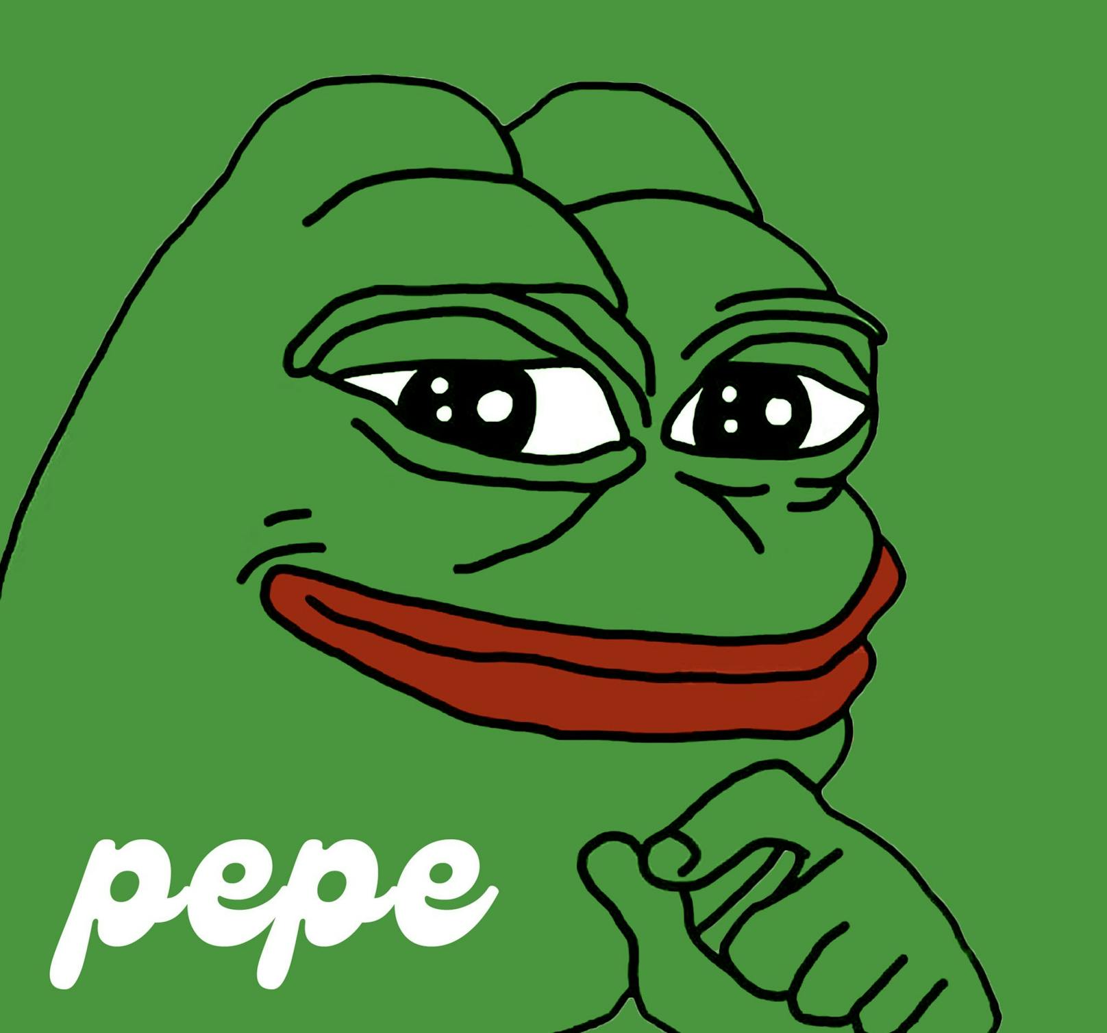 <strong>Pepe Coin:</strong> Dieser Meme-Token stieg 2023 innerhalb von 21 Tagen auf das 375.000-fache seines Wertes.