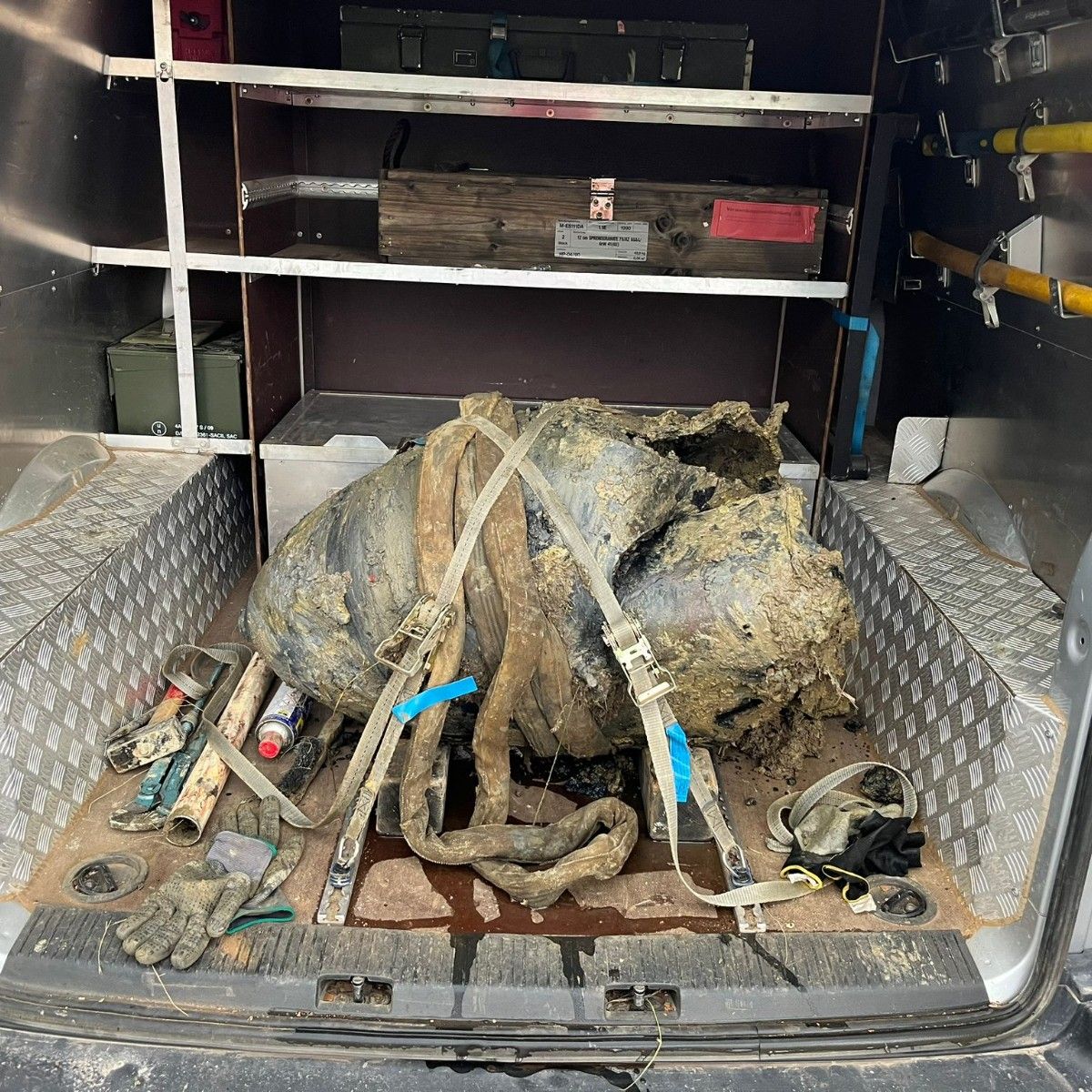 Eine 500 Kilo schwere Fliegerbombe aus dem Zweiten Weltkrieg ist in Guntramsdorf (Bezirk Mödling) entdeckt worden. Eine Seltenheit, so Experten.