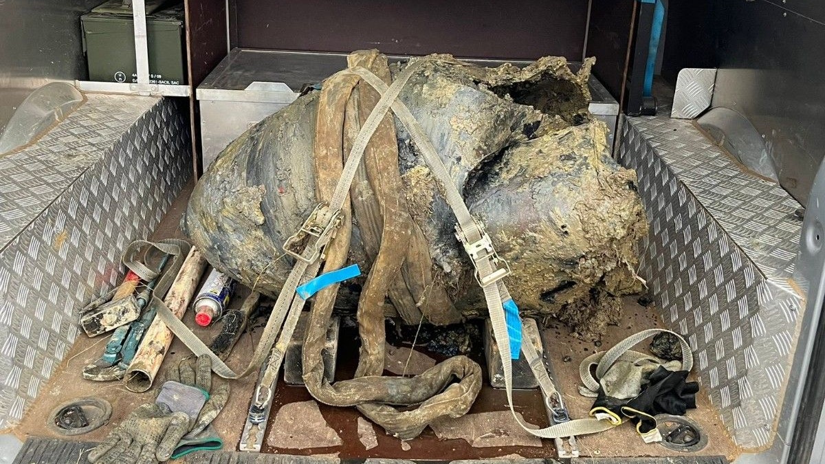 Eine 500 Kilo schwere Fliegerbombe aus dem Zweiten Weltkrieg ist in Guntramsdorf (Bezirk Mödling) entdeckt worden. Eine Seltenheit, so Experten.