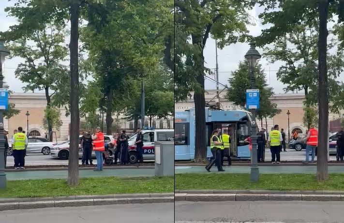Der Mann wurde bei der Hofburg von der Straßenbahn erfasst. 