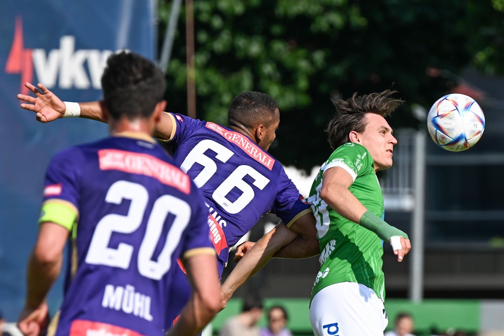 Die Wiener Austria und Lustenau machen es spannend.