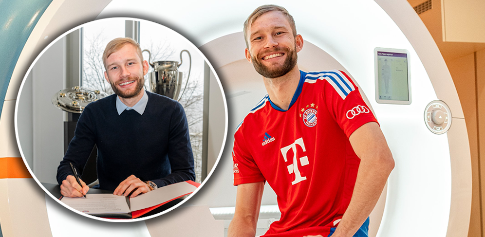 Laimer erstmals als Bayern-Spieler