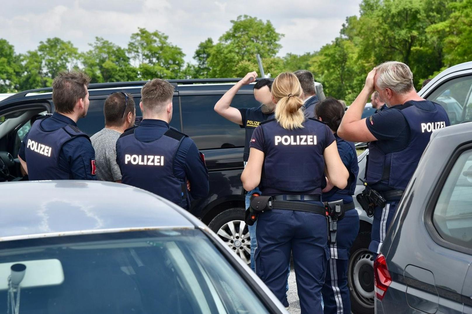 Großer Polizeieinsatz in Weigelsdorf