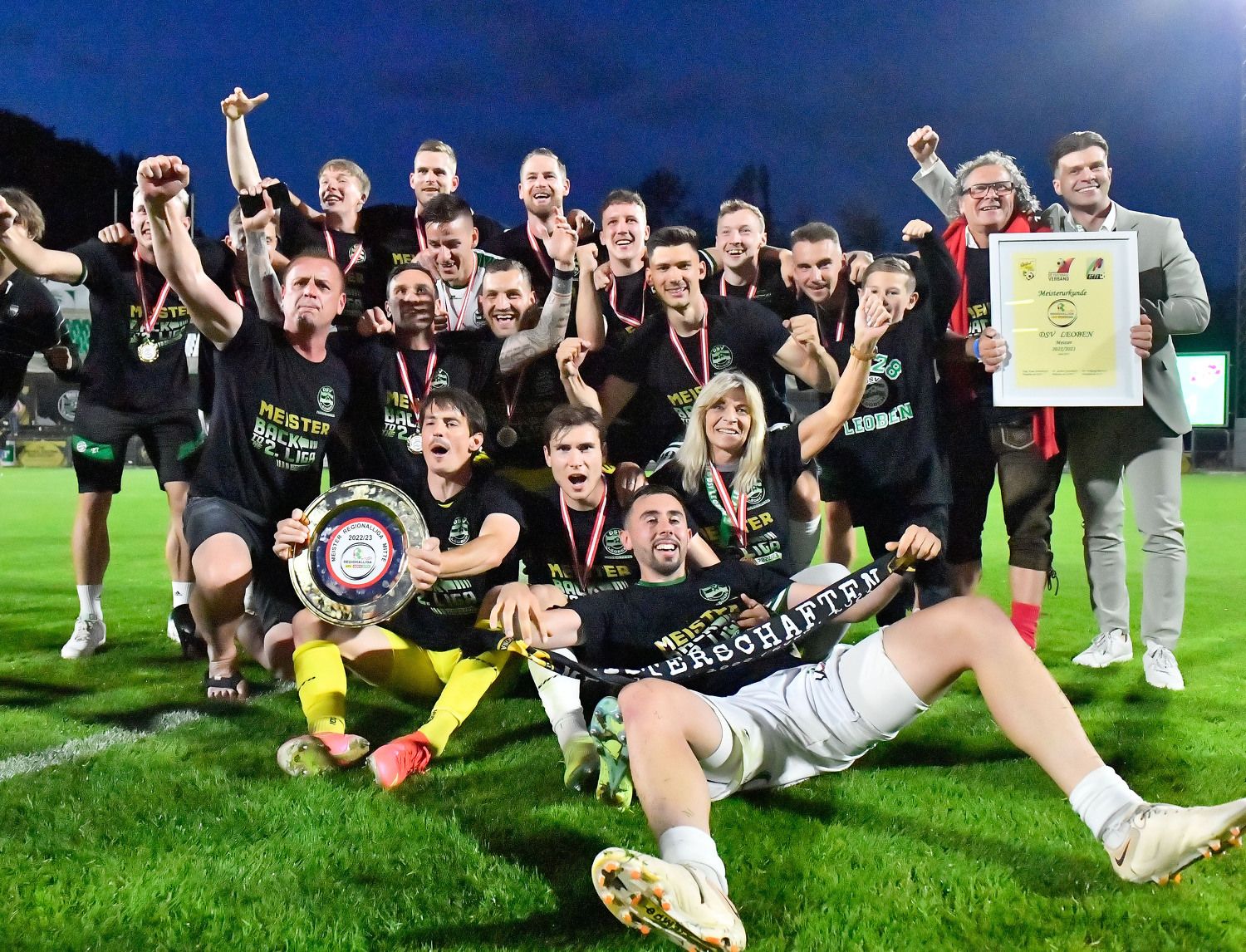 DSV Leoben hat den Sprung in die 2. Liga geschafft. 