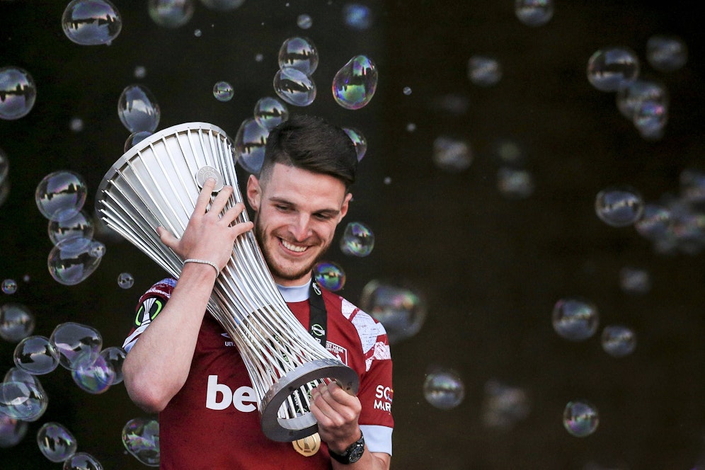 West-Ham-Kapitän Declan Rice will lieber in England bleiben. 