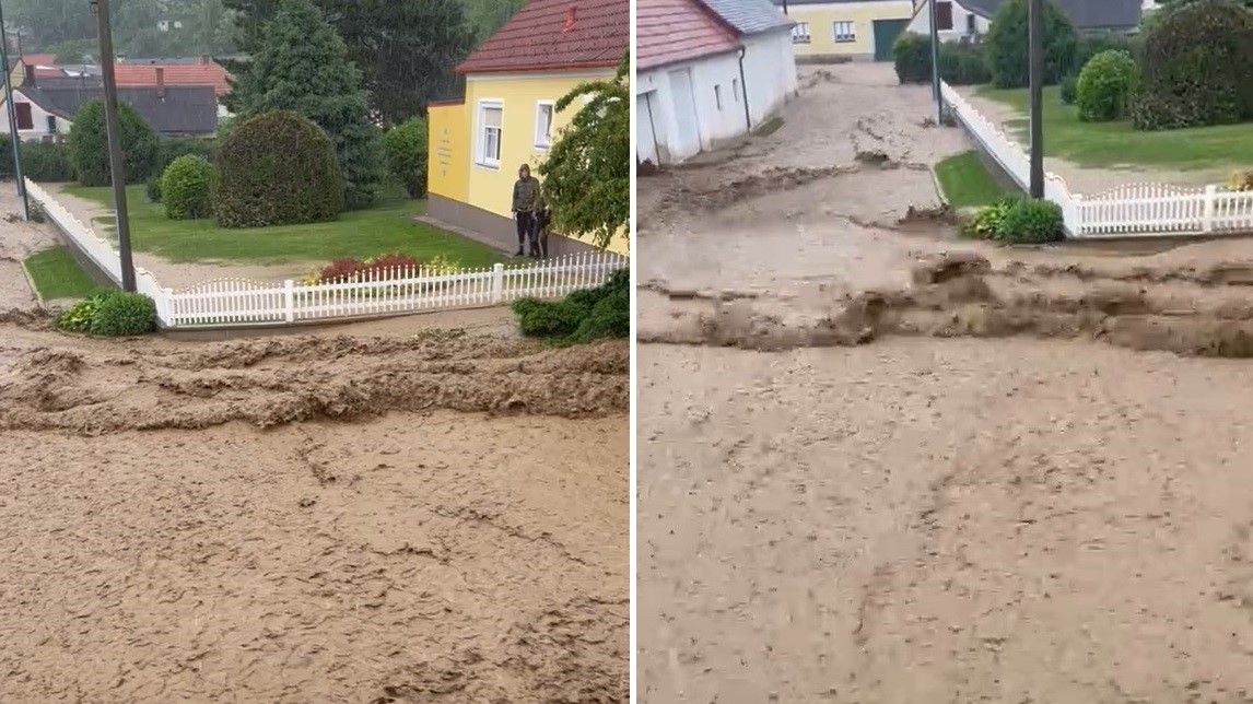 Sintflut-Regen – Die Wassermassen Fluten Ganzen Ort – Leser | Heute.at