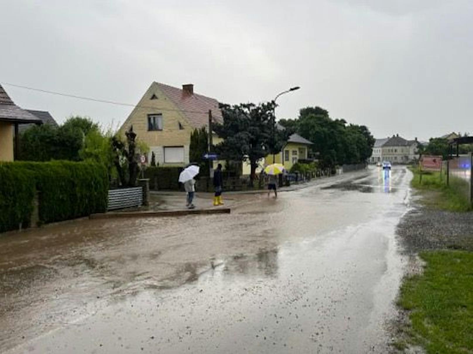Dann folgte erneut die Flut in Wullersdorf.