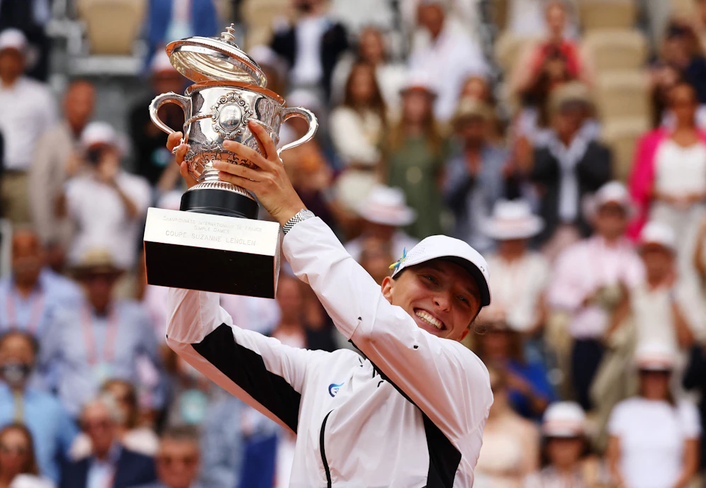 Iga Swiatek gewinnt die French Open. 